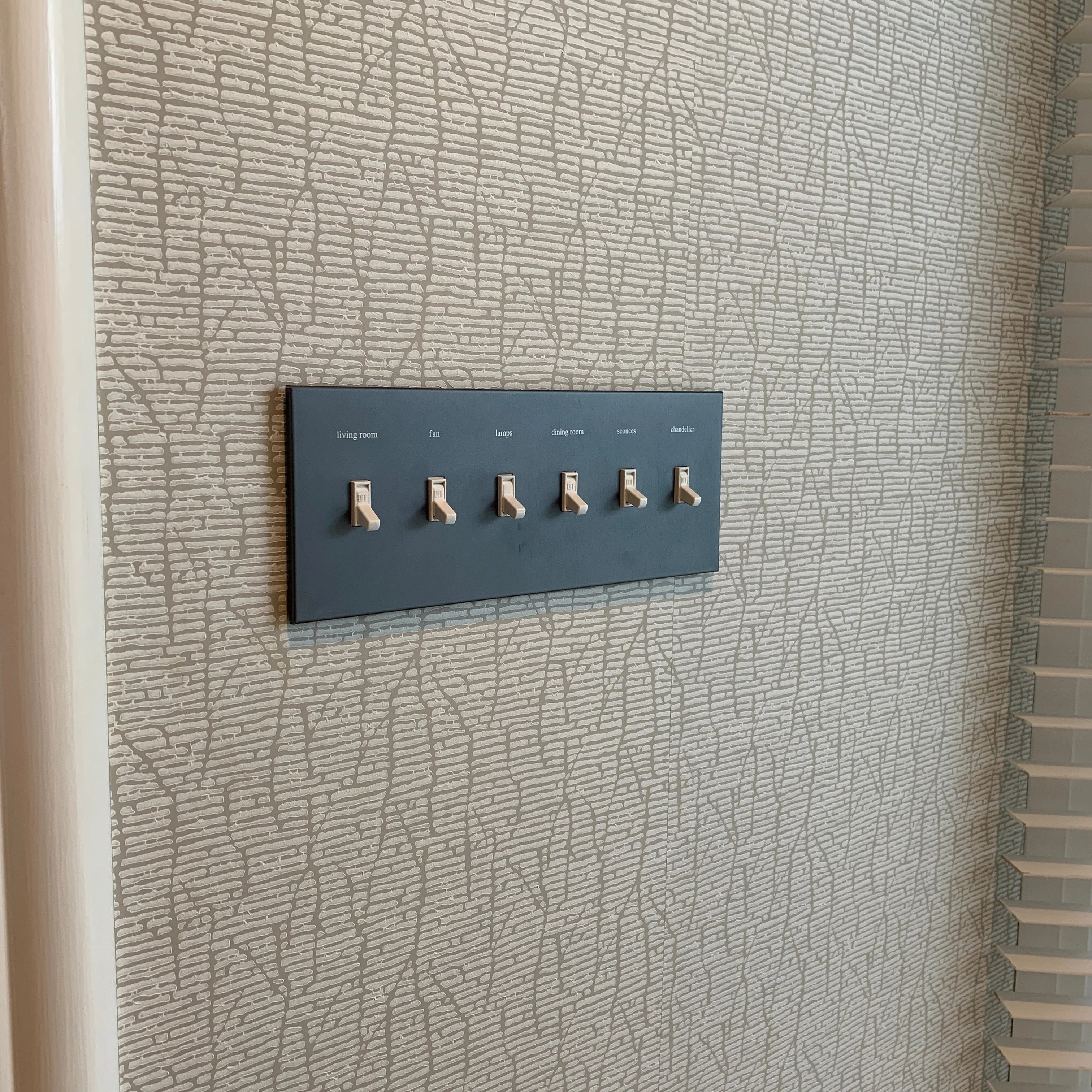 CleanPlate Classic Wall Plate in Designer Grey for Toggle Switches - Image 2