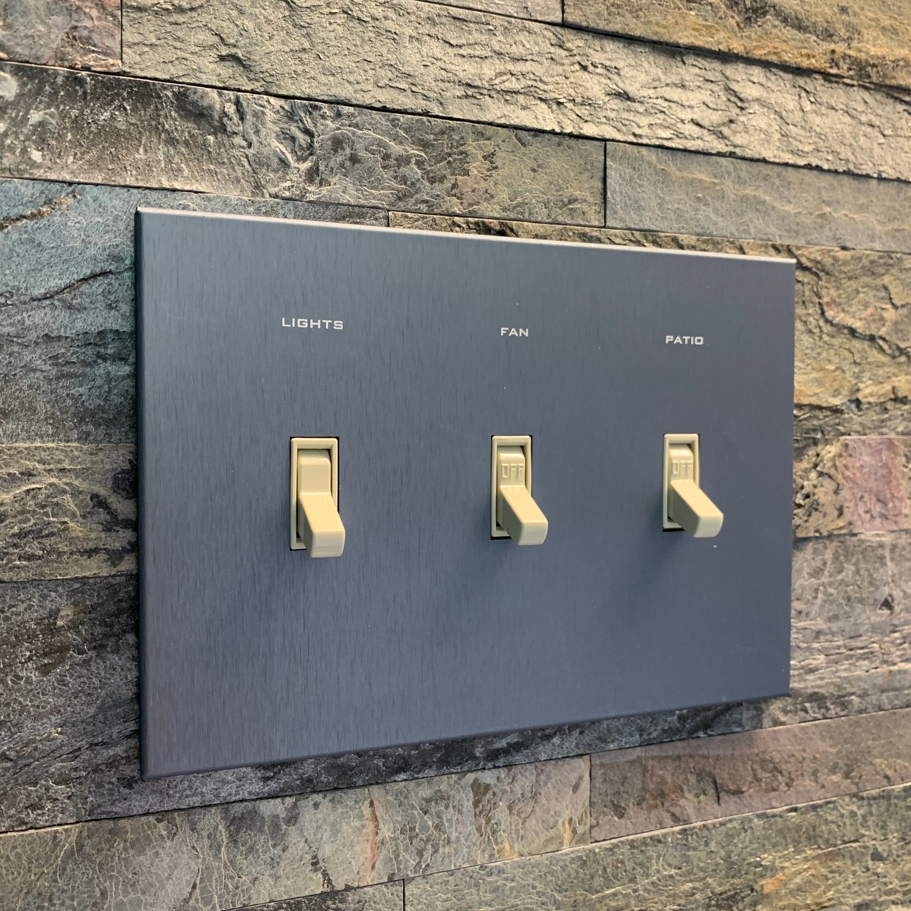 CleanPlate Classic Wall Plate in Designer Grey for Toggle Switches - Image 5
