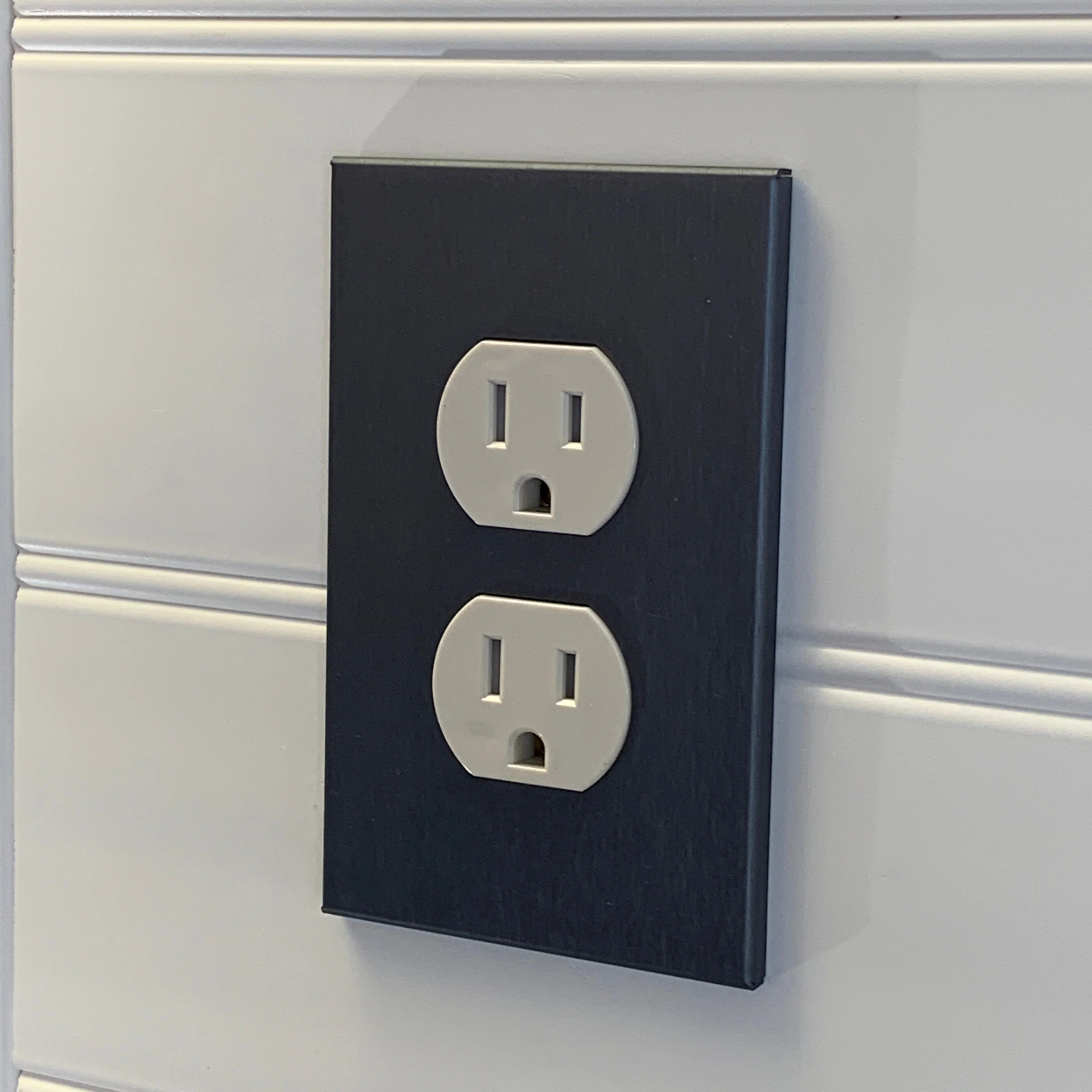 CleanPlate Classic Wall Plate in Designer Grey for Toggle Switches - Image 6