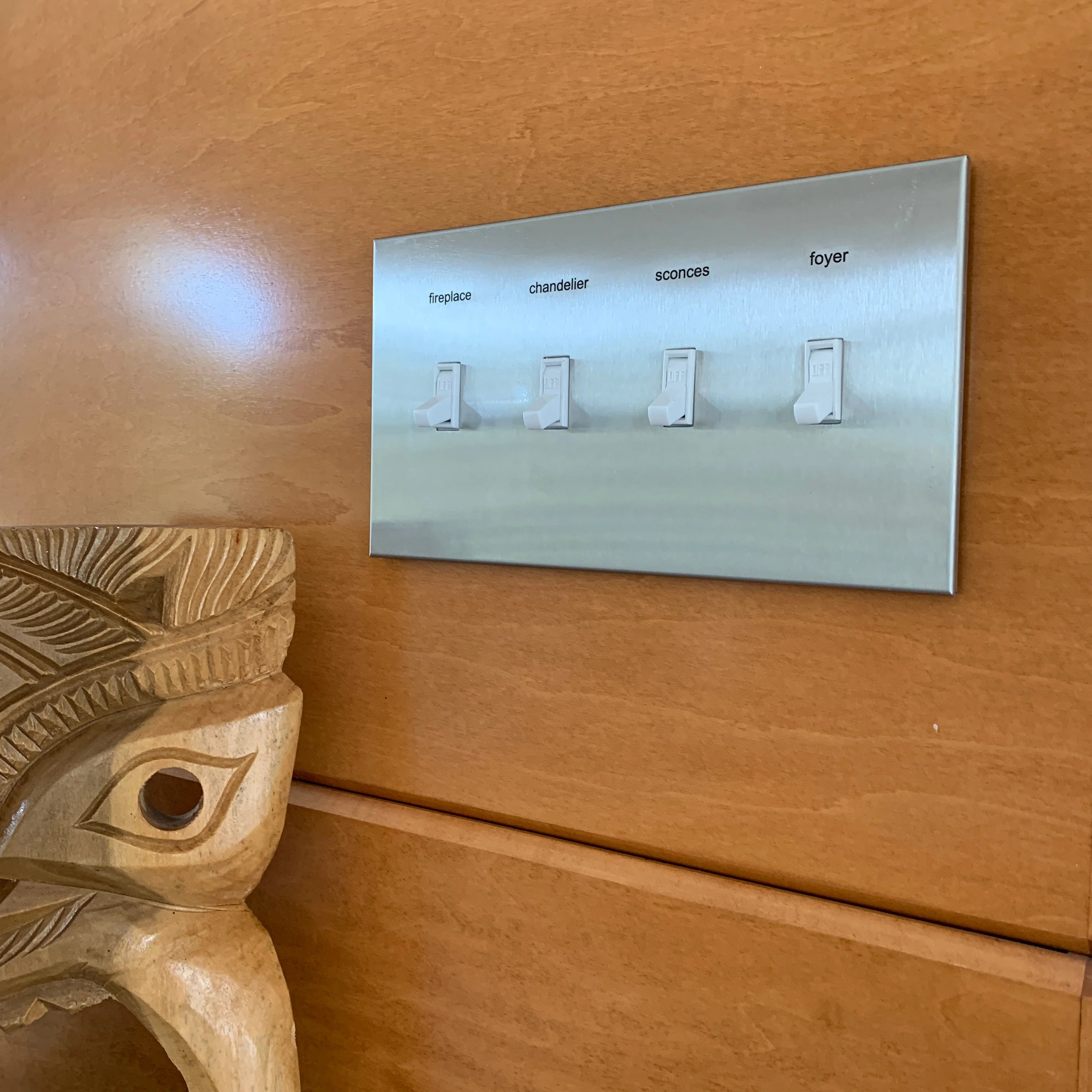 CleanPlate Classic Wall Plate in Jet Black for Toggle Switches - Image 7