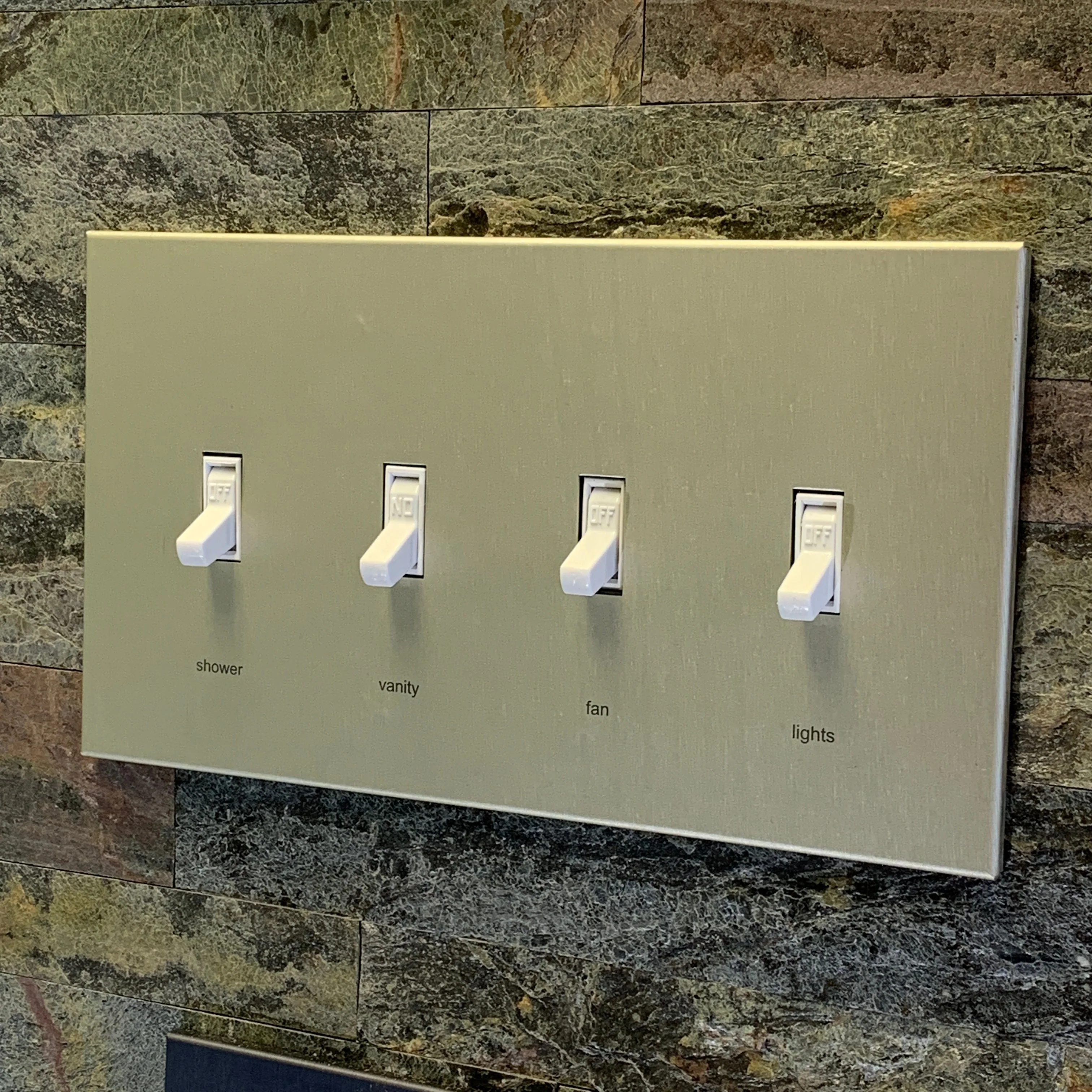 CleanPlate Classic Wall Plate in Midcentury Gold for Toggle Switches - Image 9