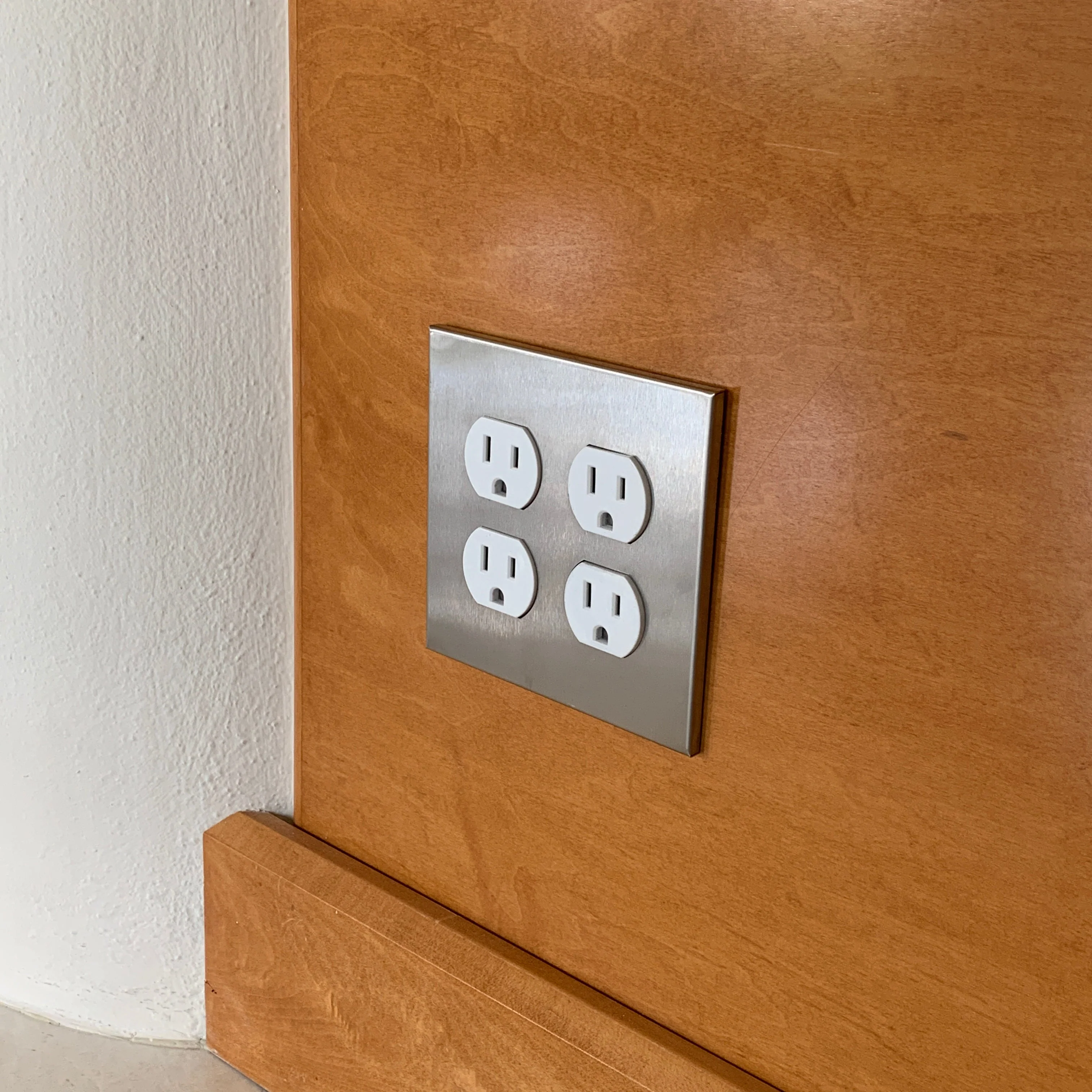 CleanPlate Classic Wall Plate in Stainless Steel for Toggle Switches - Image 2