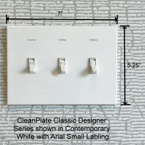 CleanPlate Classic Wall Plate in Stainless Steel for Toggle Switches - Image 4
