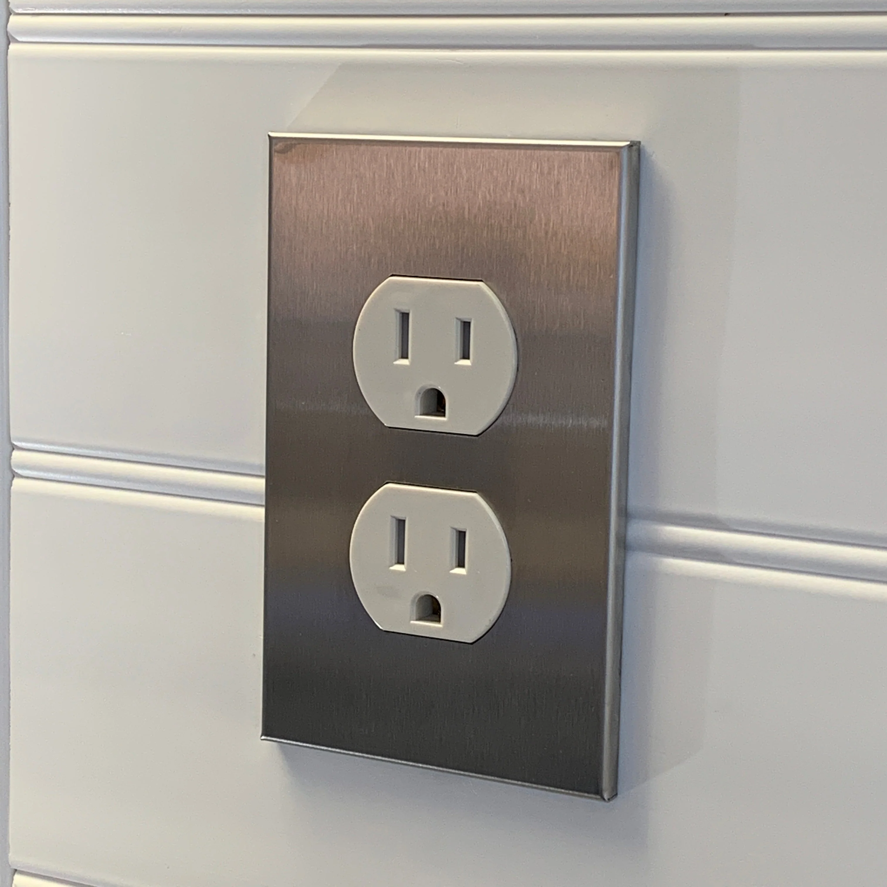 CleanPlate Classic Wall Plate in Stainless Steel for Toggle Switches - Image 6