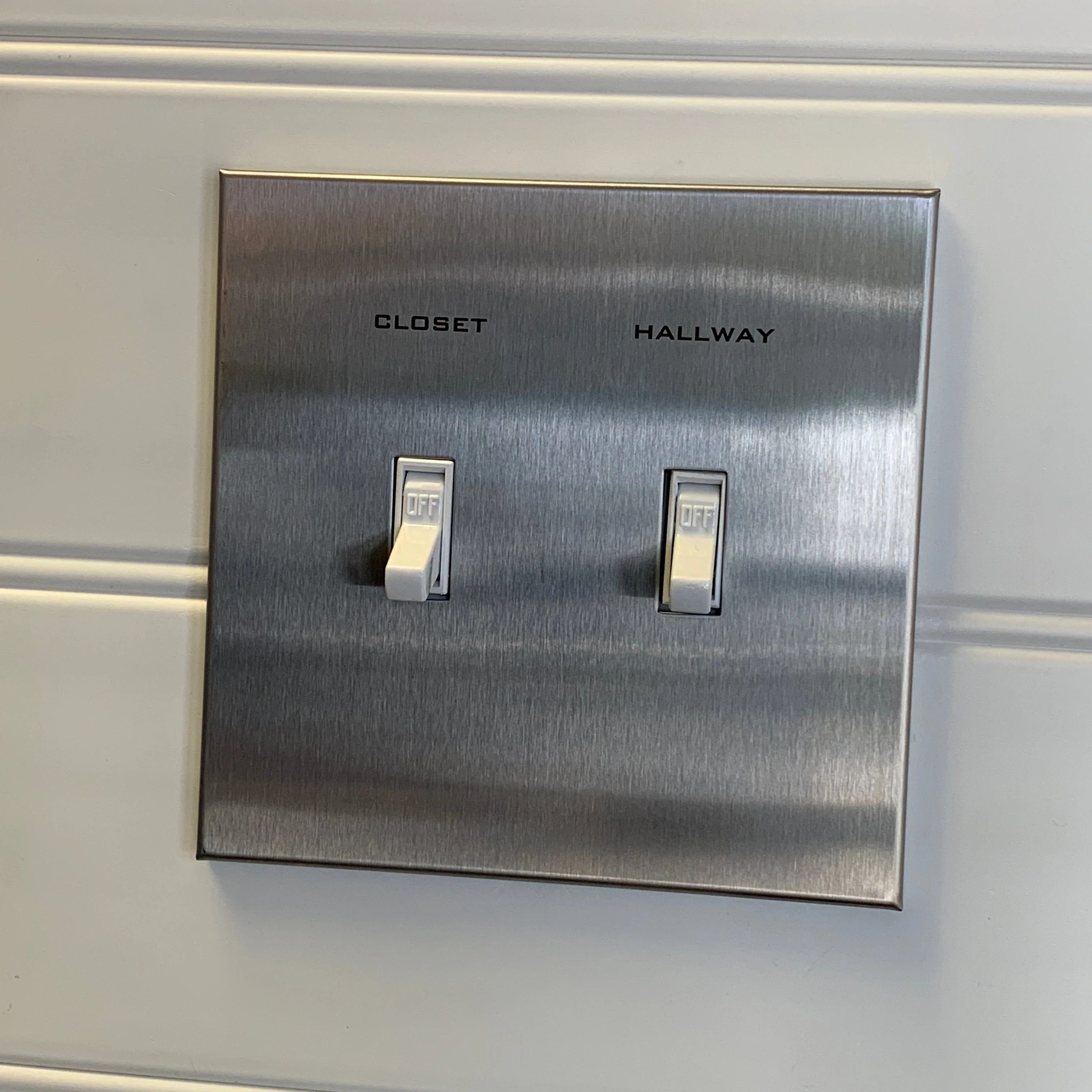 CleanPlate Classic Wall Plate in Stainless Steel for Toggle Switches - Image 7