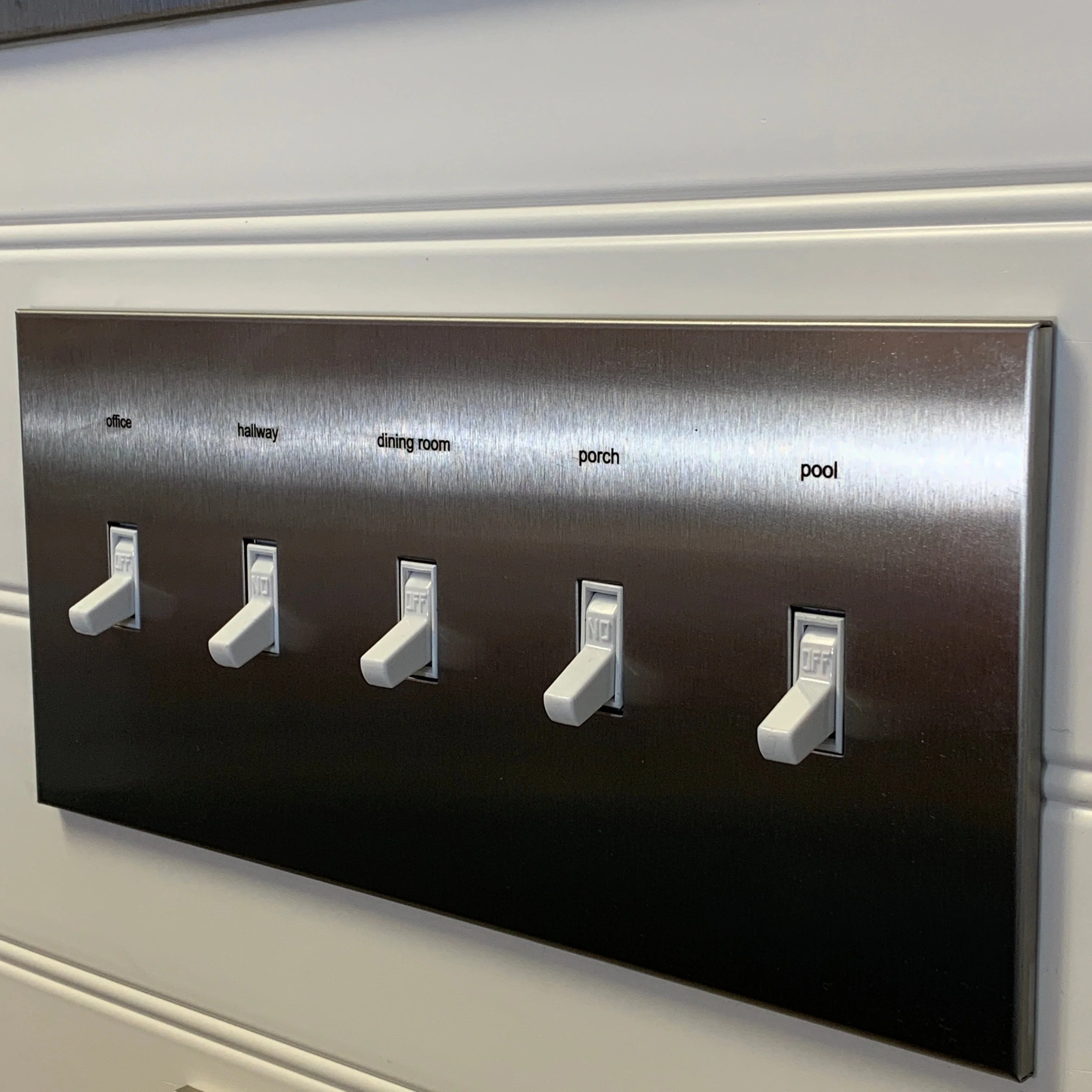 CleanPlate Classic Wall Plate in Stainless Steel for Toggle Switches - Image 8