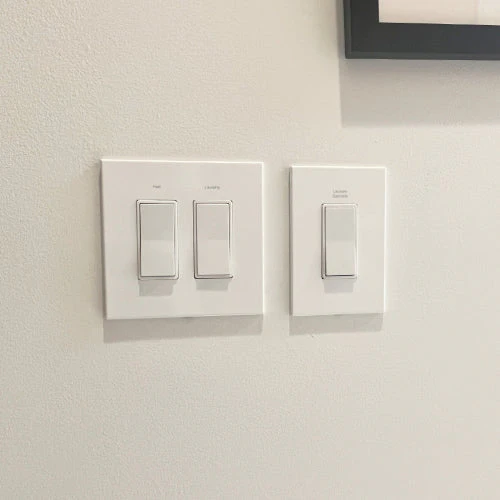 CleanPlate Wall Plate in Contemporary White for Rocker Switches - Image 10