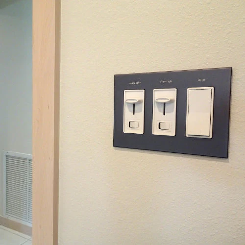 CleanPlate Wall Plate in Designer Grey for Rocker Switches - Image 8
