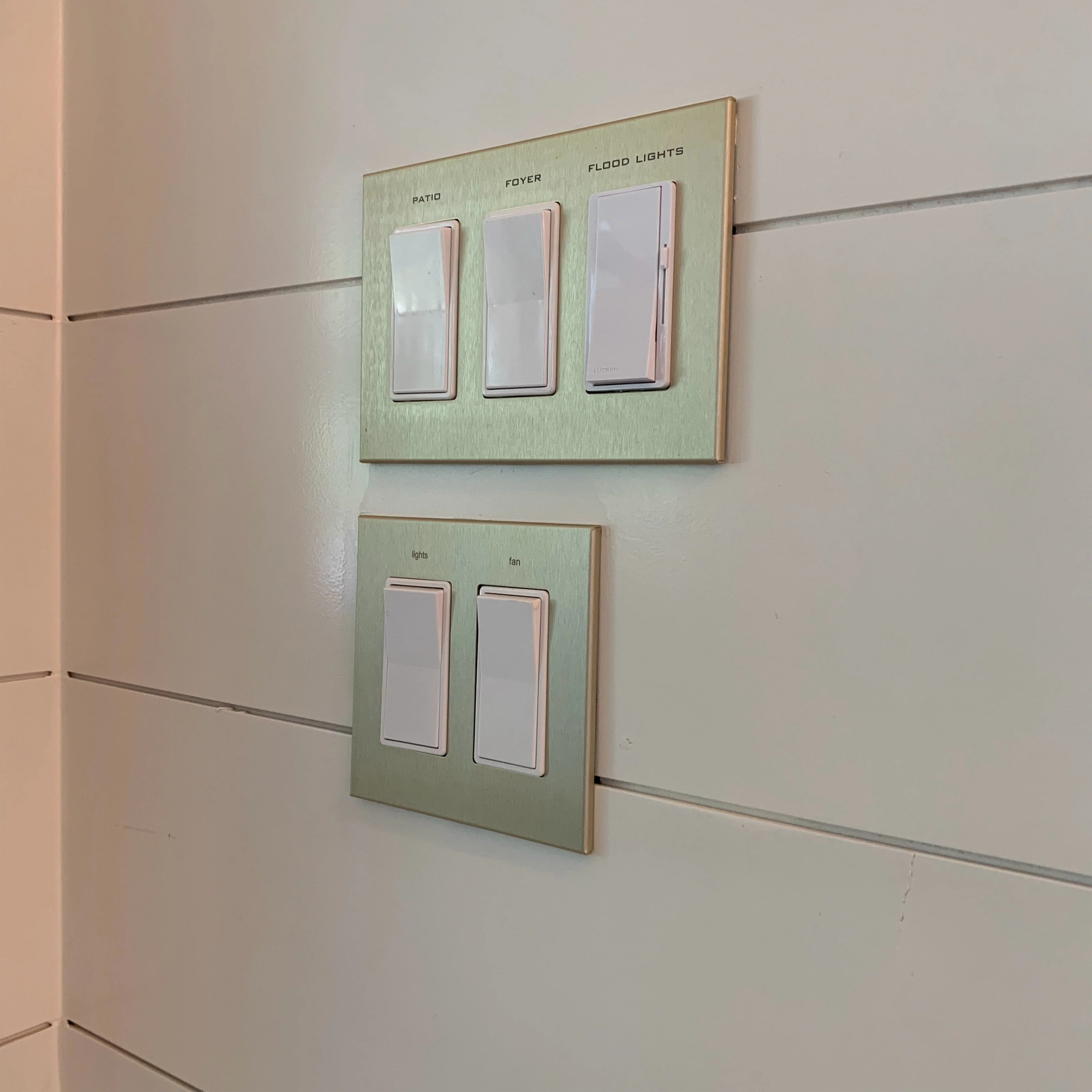 CleanPlate Wall Plate in Midcentury Gold for Rocker Switches - Image 6
