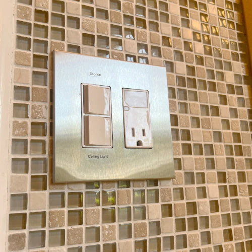 CleanPlate Wall Plate in Stainless Steel for Rocker Switches - Image 7