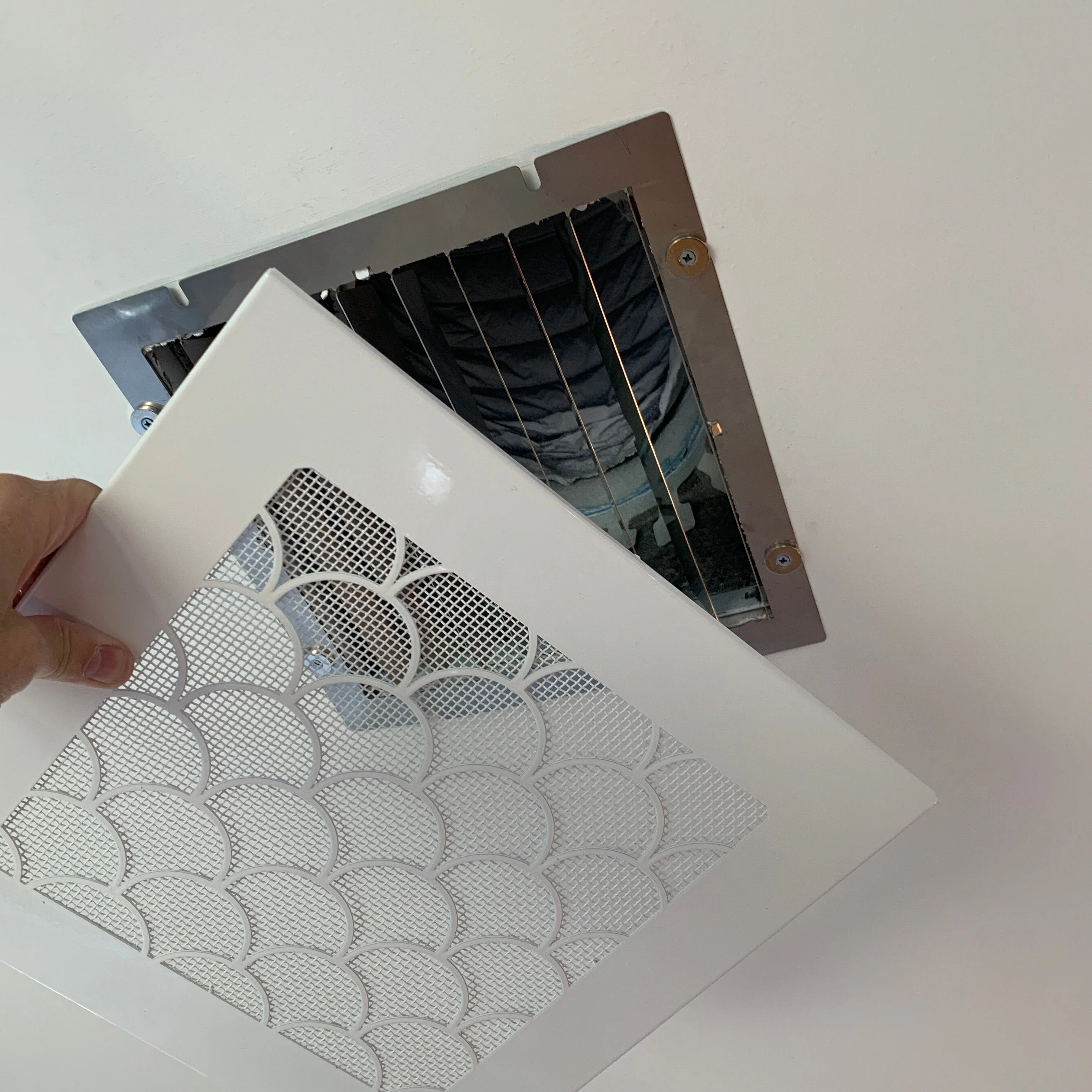 CleanVent Scallop Pattern - Custom Vent Cover - AC Ceiling Vent - Image 3