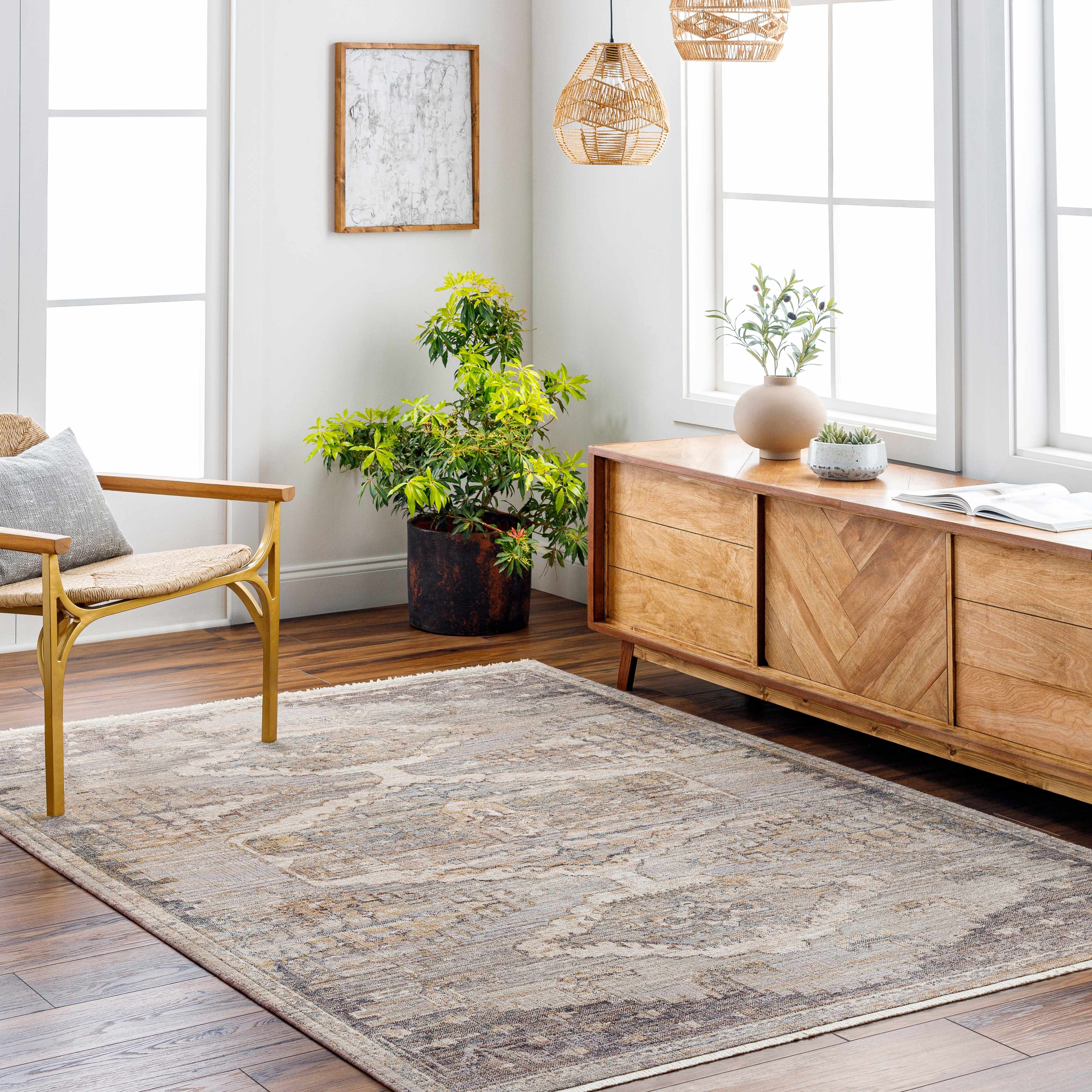 Clegg Luxe Rug with Fringes - Image 2