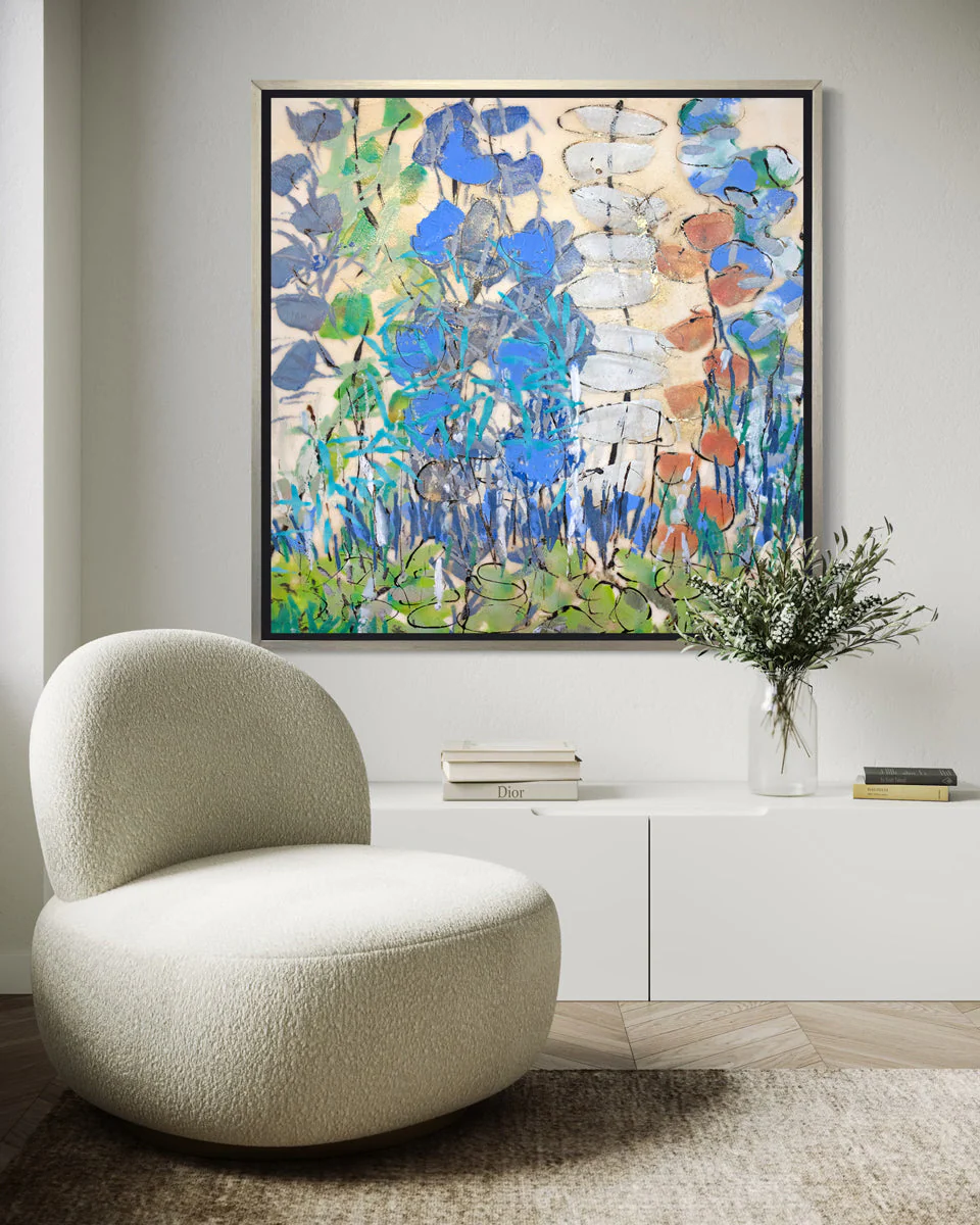 Climbing Clematis - Open Edition Canvas Print - Image 2