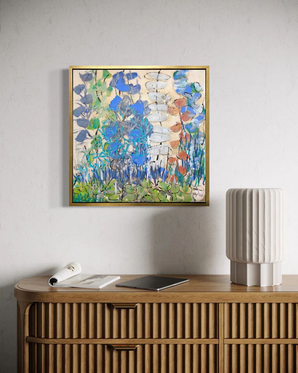 Climbing Clematis - Open Edition Canvas Print - Image 4