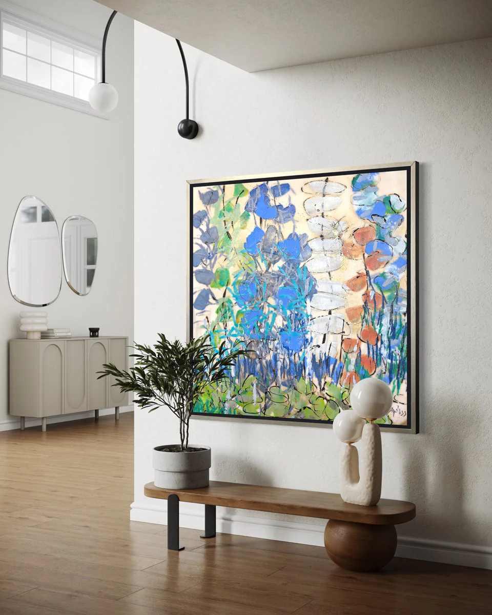 Climbing Clematis - Open Edition Canvas Print - Image 5