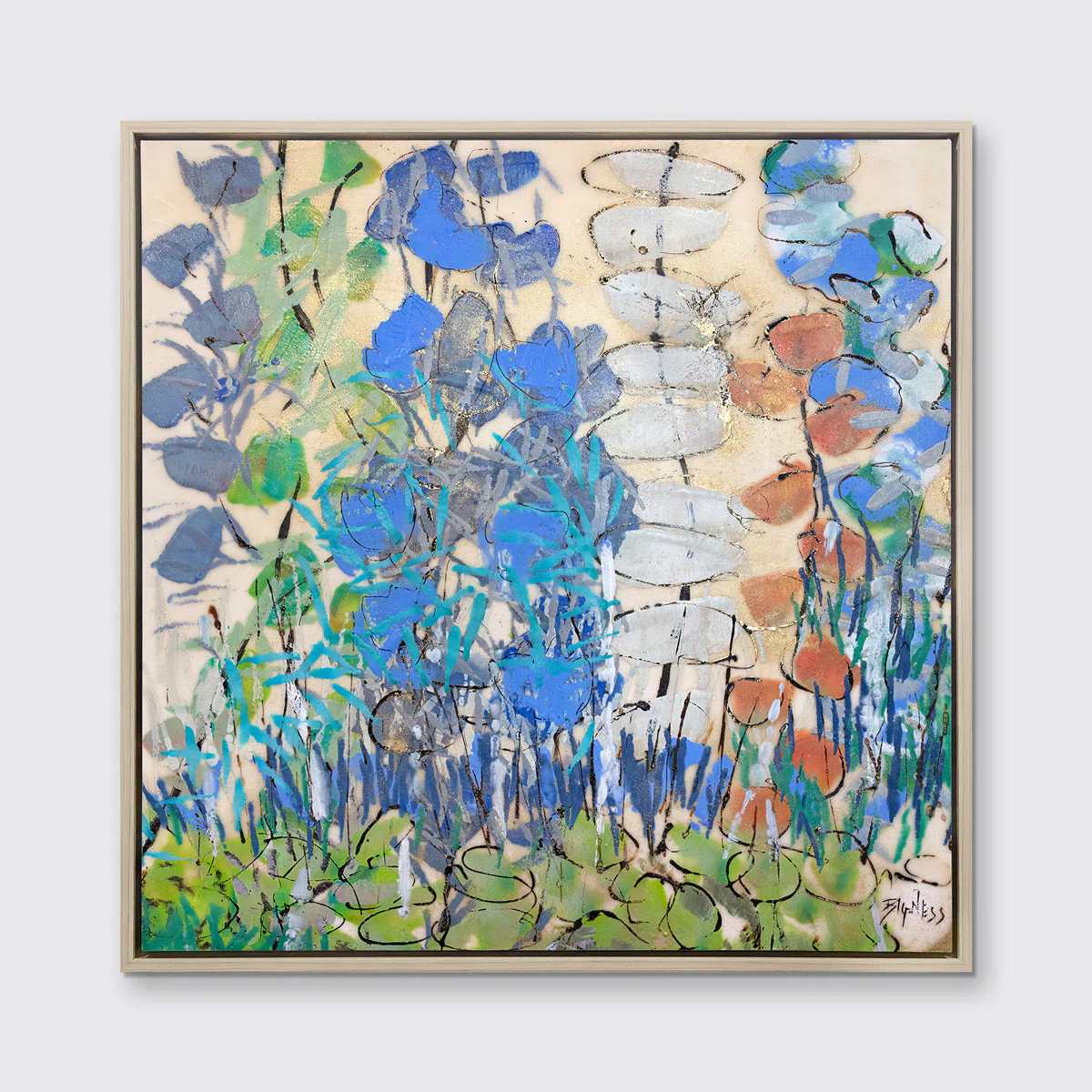 Climbing Clematis - Open Edition Canvas Print - Image 6