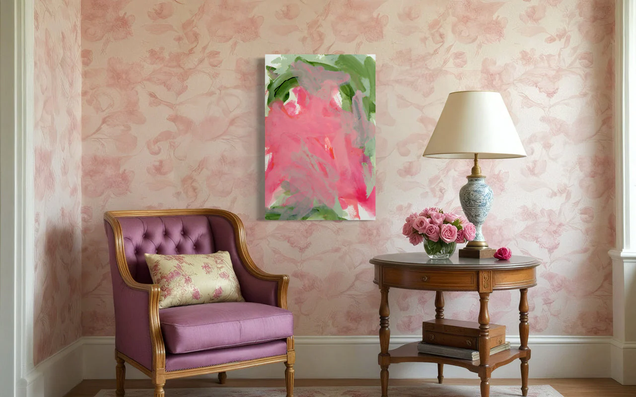 Climbing Roses - Open Edition Canvas Print - Image 6