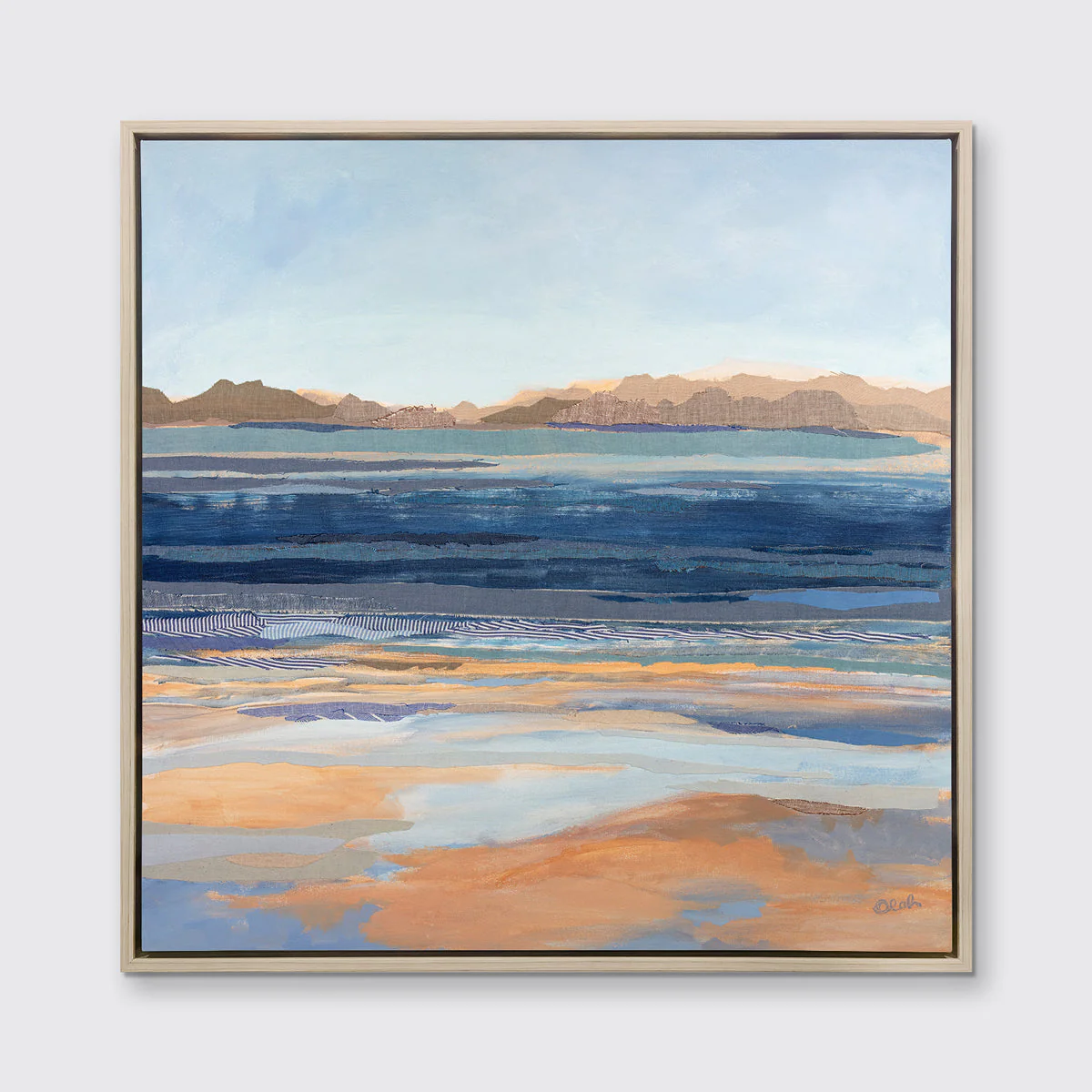 Coast Lines 1 - Open Edition Canvas Print