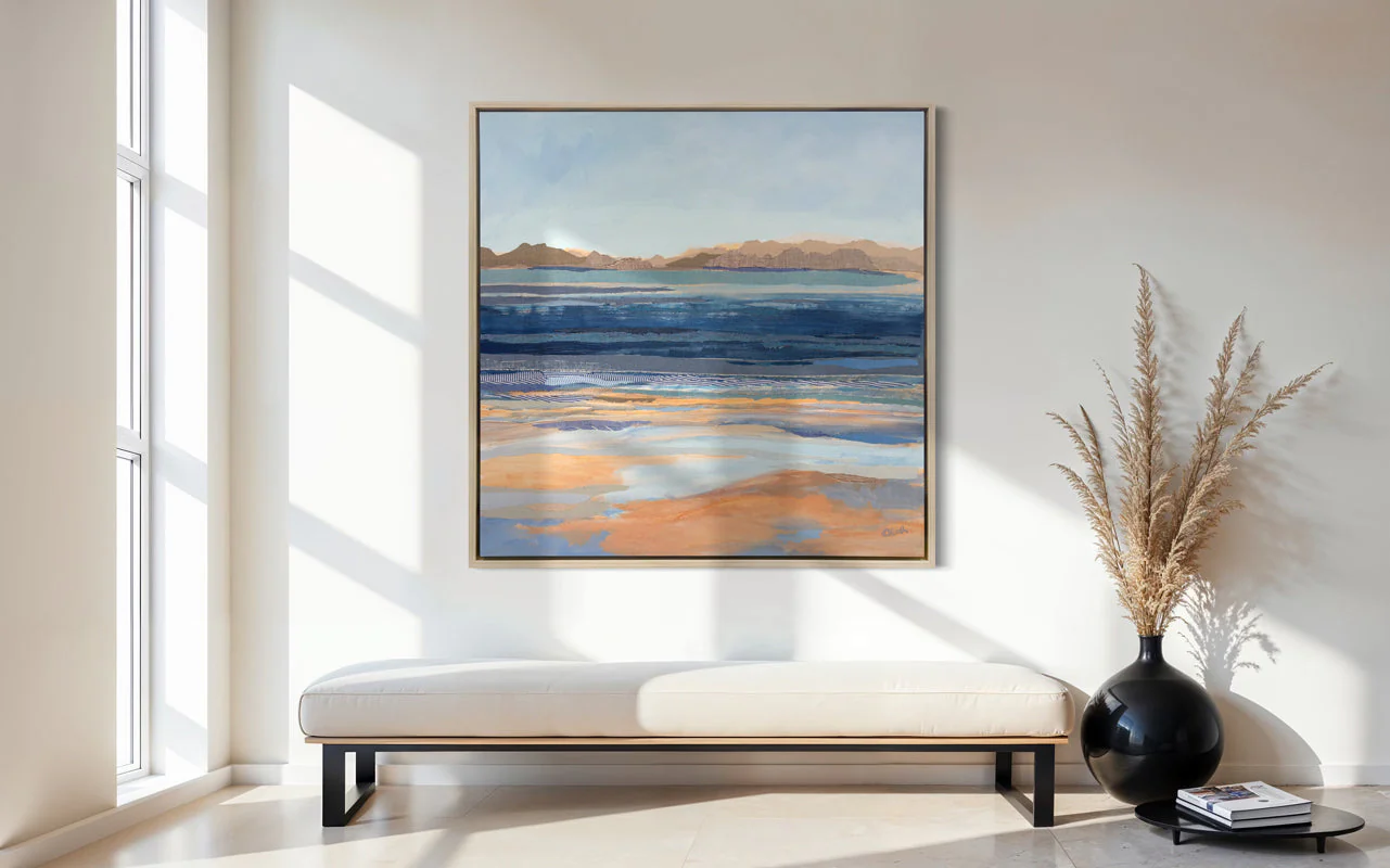 Coast Lines 1 - Open Edition Canvas Print - Image 2