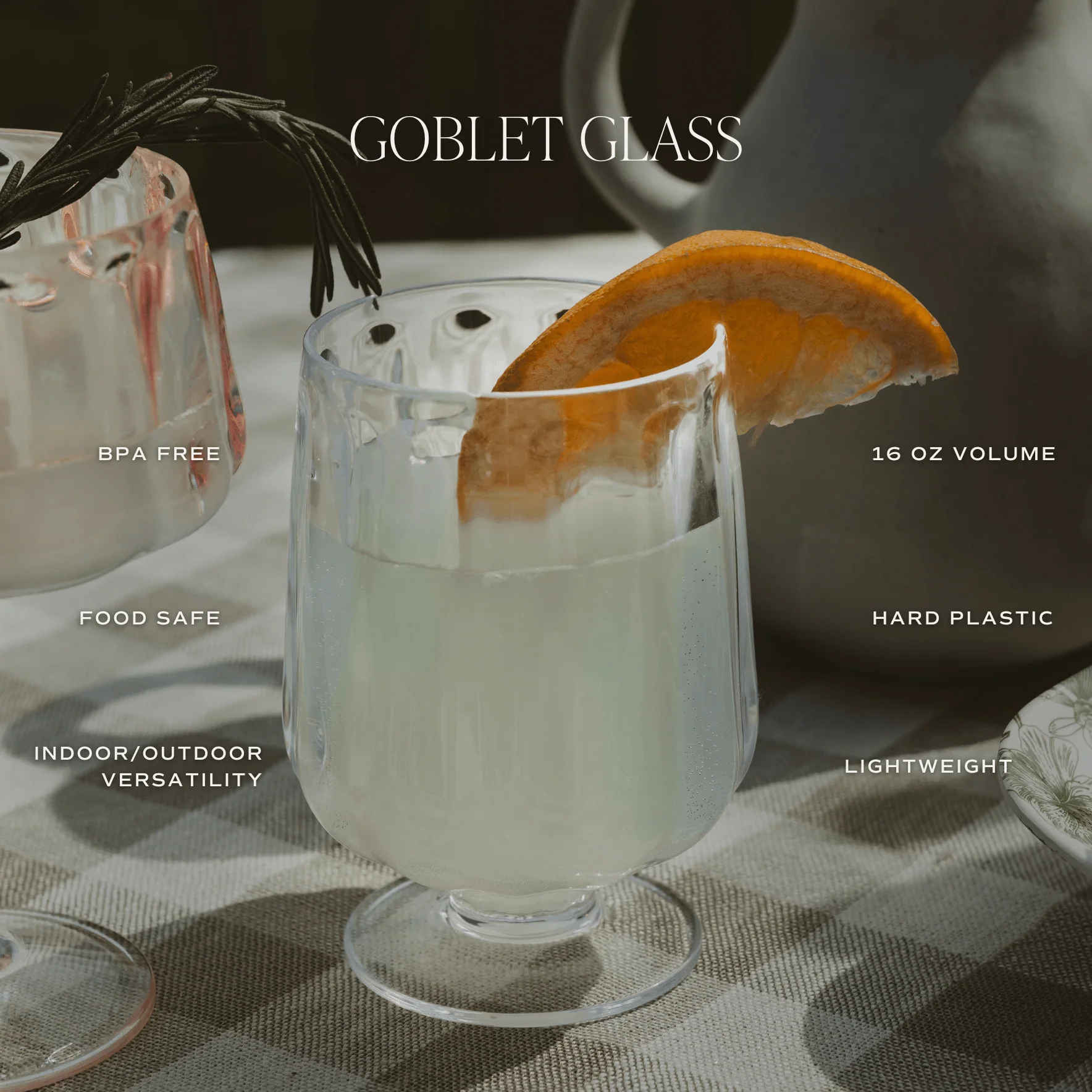 Outdoor Plastic Goblet Drinkware - Image 6