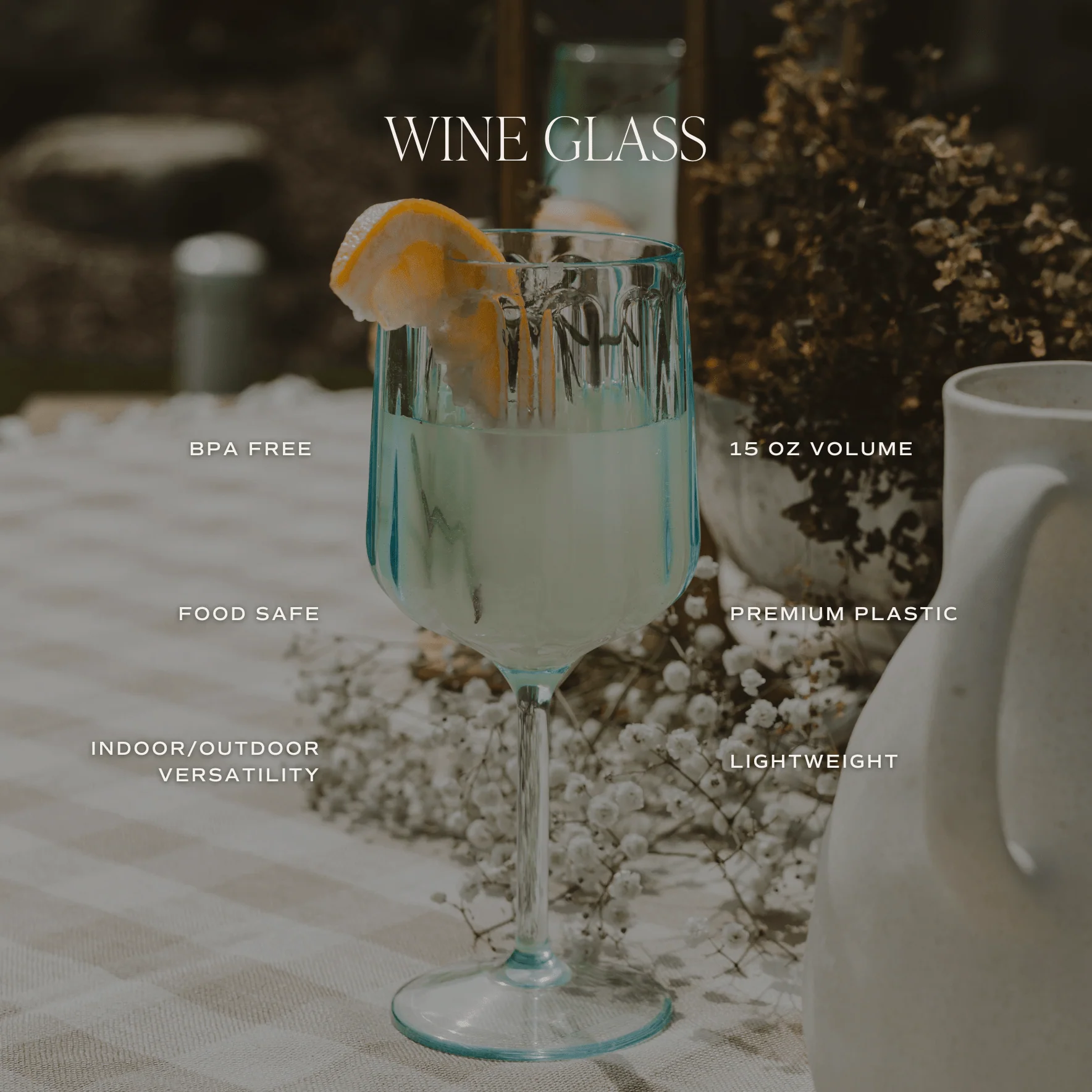 Outdoor Plastic Wine Drinkware - Image 7