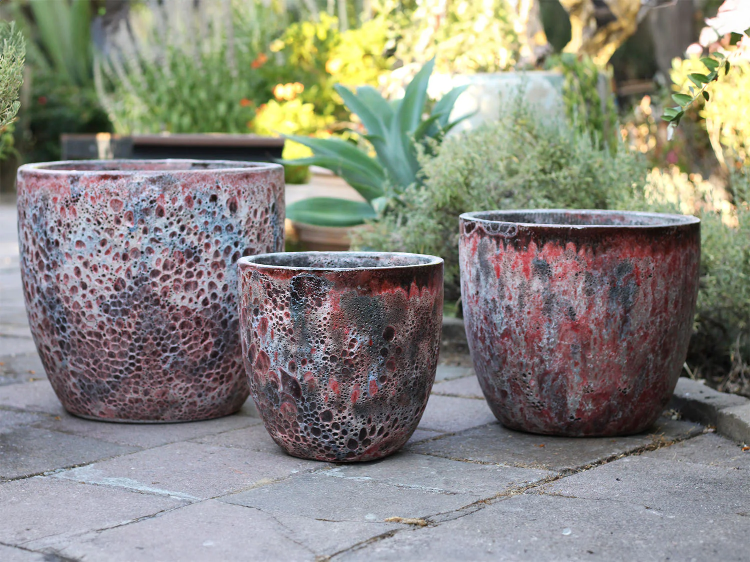 Coco Pots Coral - Set of 3 - Image 11