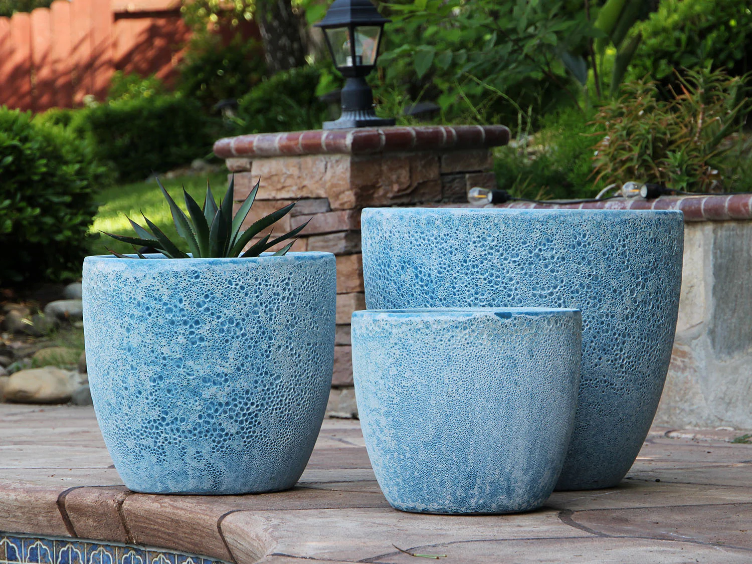 Coco Pots Coral - Set of 3 - Image 2