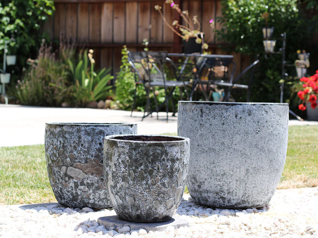 Coco Pots Coral - Set of 3 - Image 4