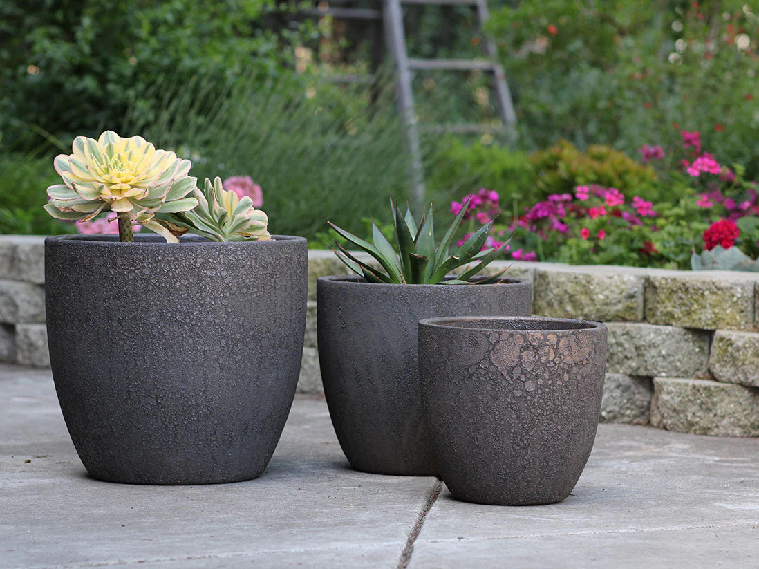 Coco Pots Coral - Set of 3 - Image 5
