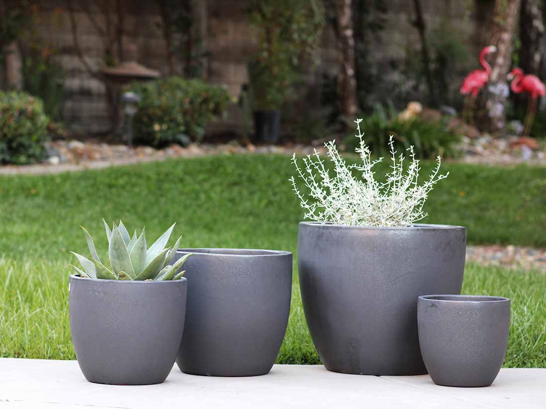 Coco Pots Glazed - Set of 4 By Plantatorem - Image 7