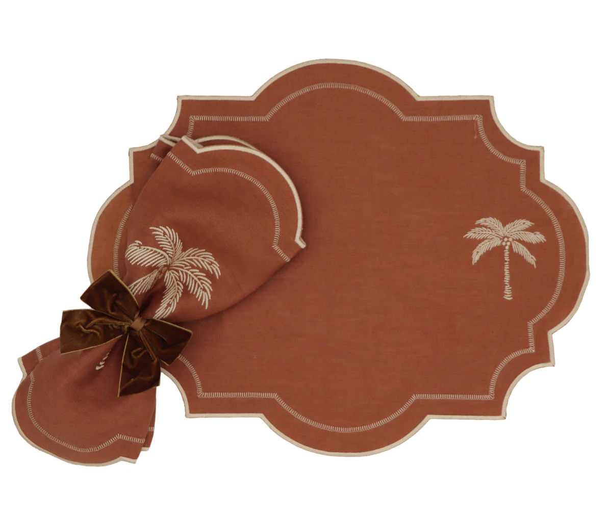 Cocoa Oasis Placemat - Set of 4 - Image 4