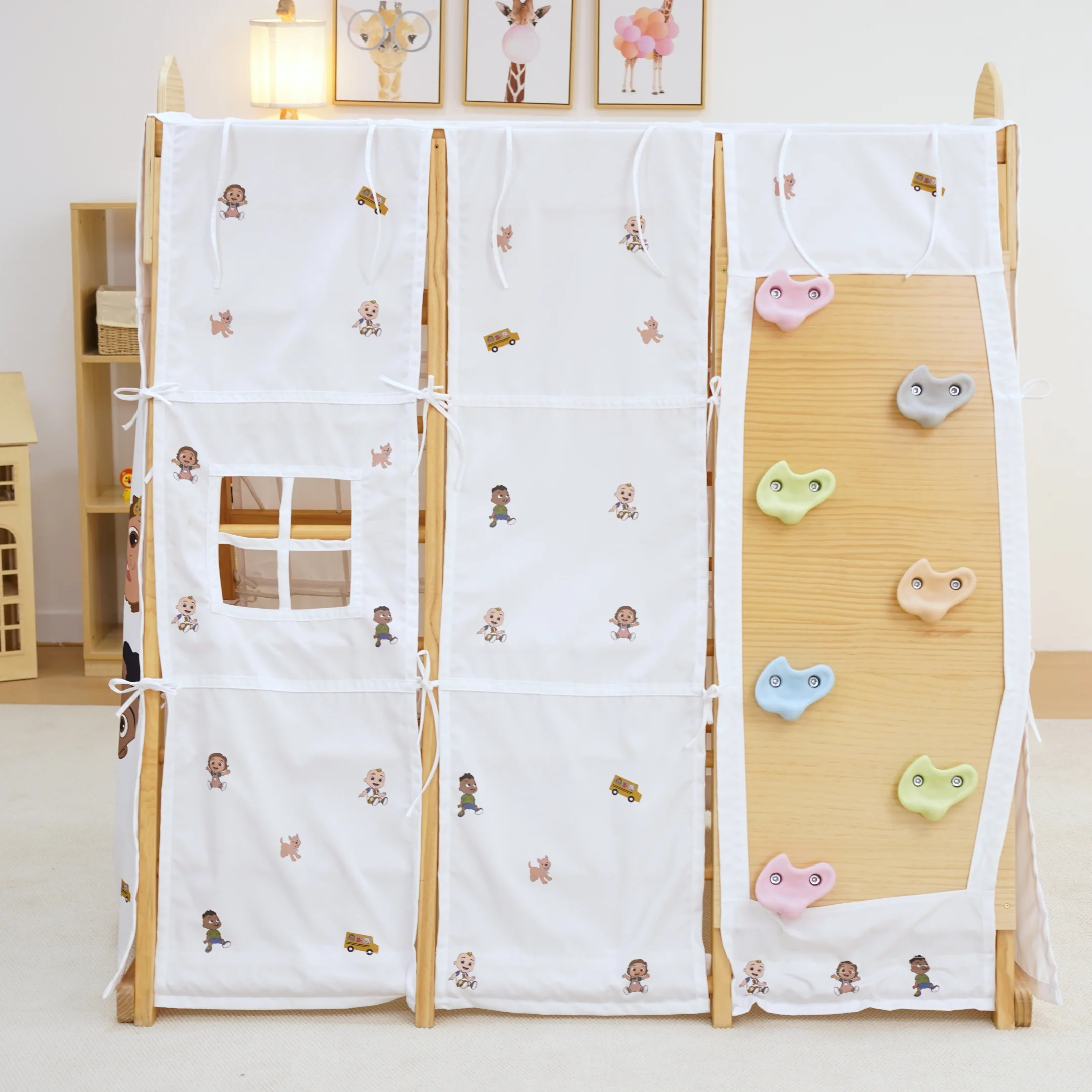 Cocomelon Play Tent Cover – Fits Avenlur Large Magnolia Climbing Playset (Tent Only) - Image 3