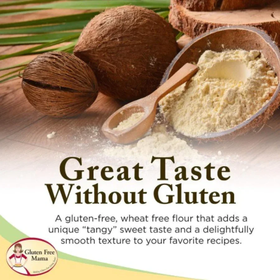 Coconut Flour | Pack of 4 | 4 lb | Shipping Included | Gluten Free Mama | 6053 - Image 6