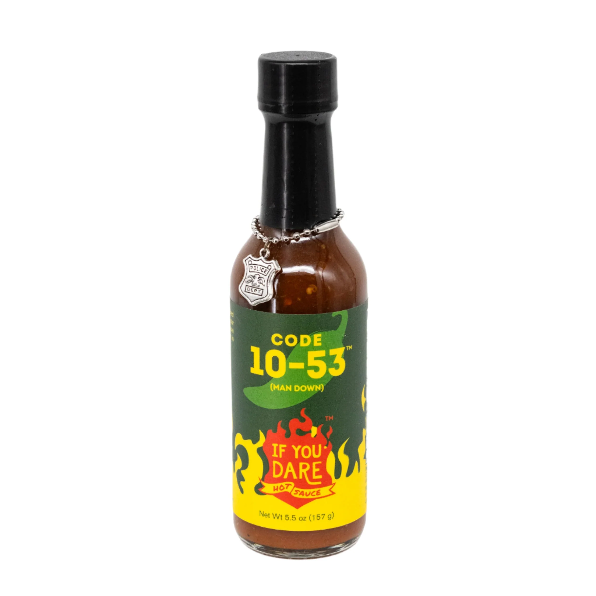 Code 10-53 Hot Sauce | 5.5 oz | Pack of 2 | Hot Heat Level | If You Dare Foods - Image 2