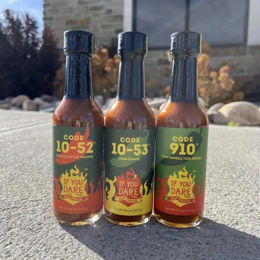 Code 910 Hot Sauce | 5.5 oz | Pack of 2 | Medium Heat  Level | If You Dare Foods - Image 4