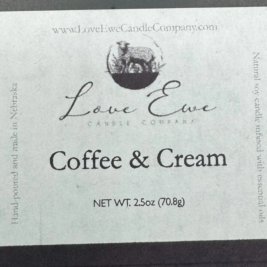 Coffee & Cream Scented Wax Melt | 2.5 oz | Love Ewe Candle Company - Image 4