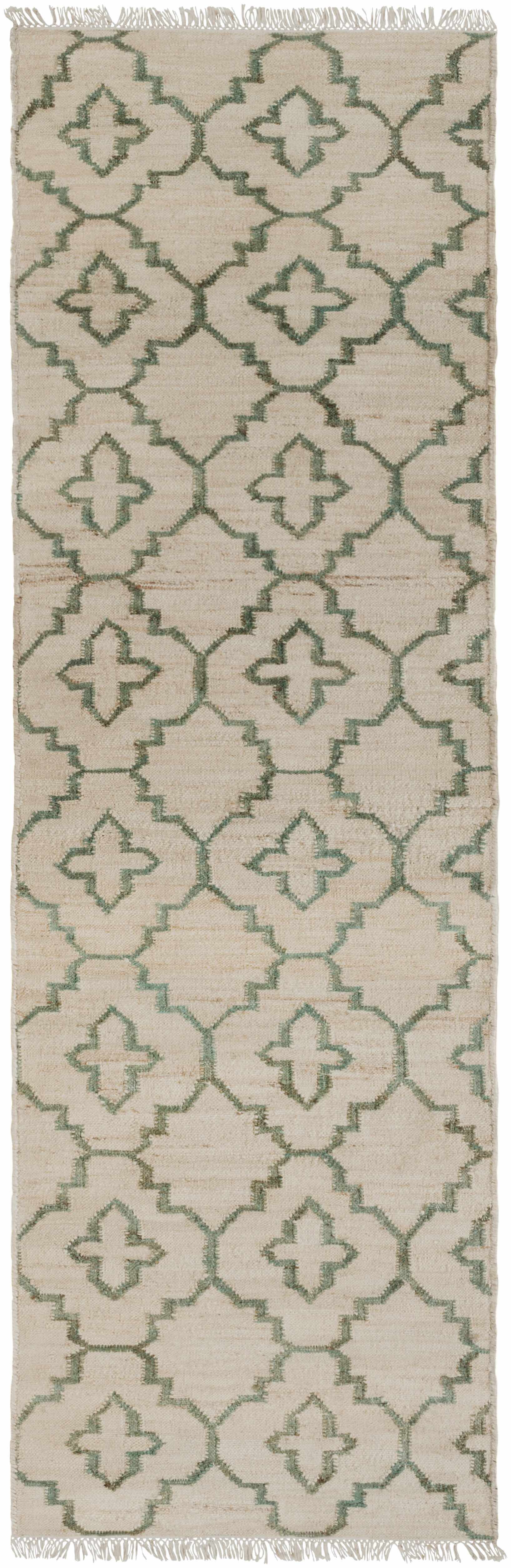 Coffeyville Handcrafted Fringed Jute Carpet - Clearance - Image 3