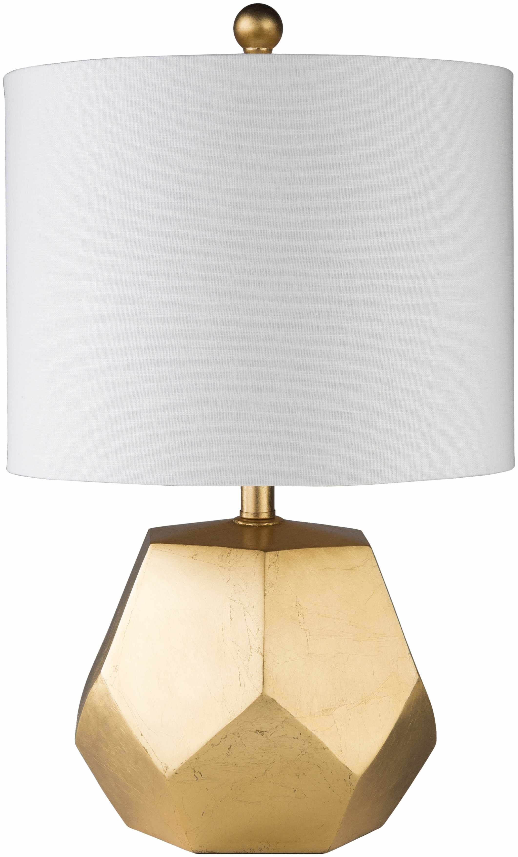 Coleford Gold Geometric Table Lamp - Image 2