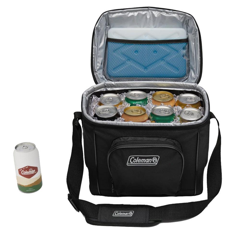 Coleman Chiller 16-Can Soft-Sided Portable Cooler - Black - Image 2