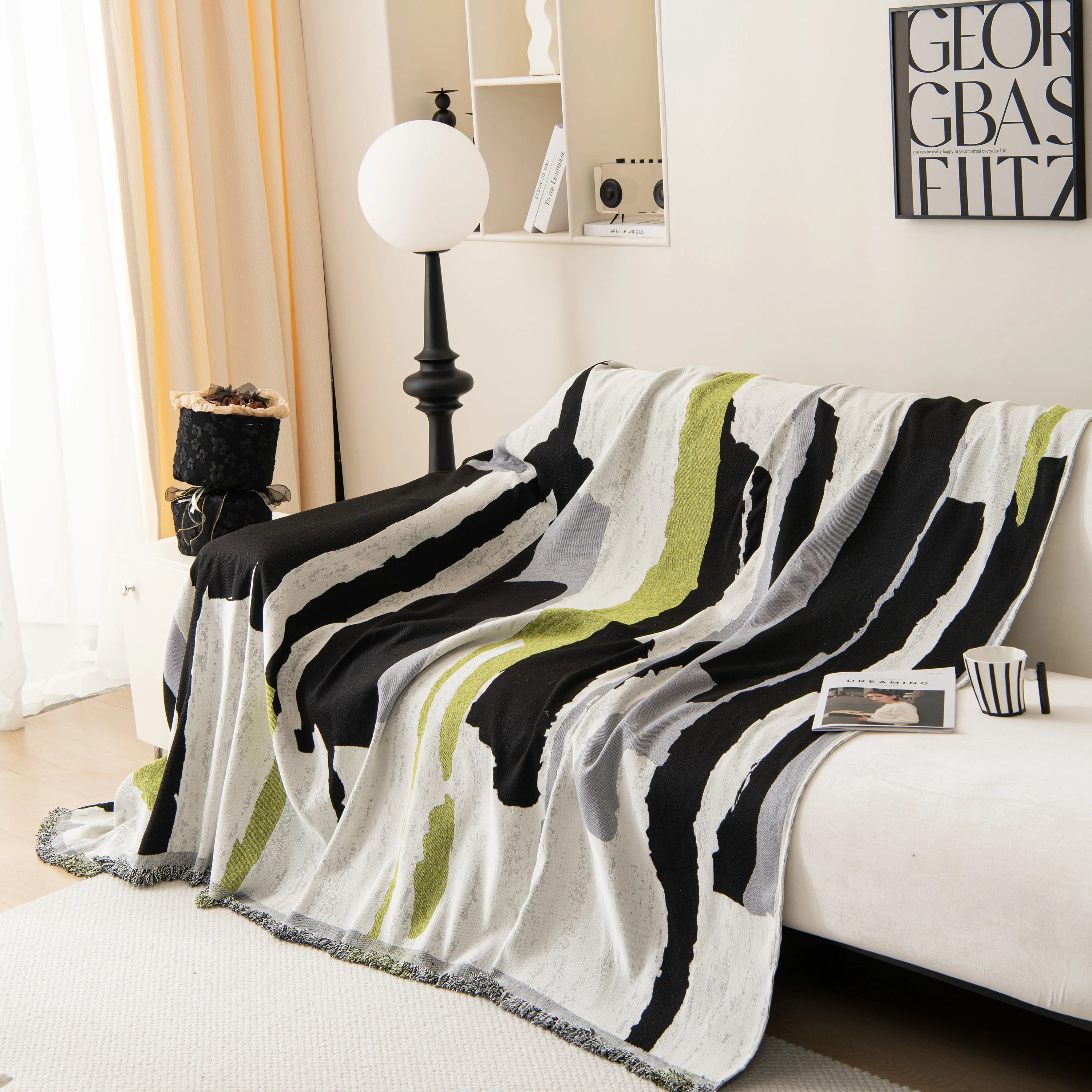 Colorful Chenille Sofa Throw Cover, Fashionable Soft Washable Couch Protector, Sectional Sofa Covers - Image 53