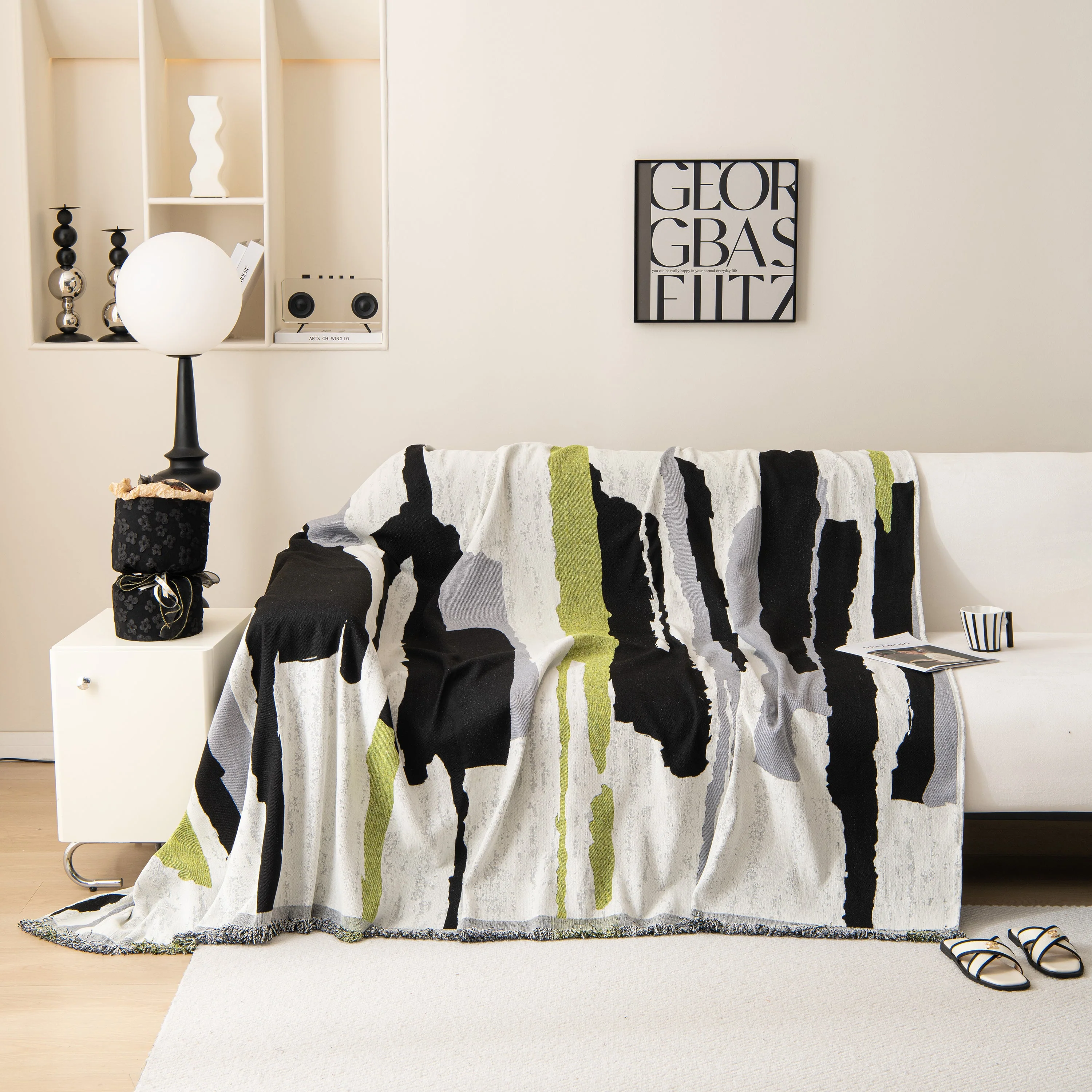 Colorful Chenille Sofa Throw Cover, Fashionable Soft Washable Couch Protector, Sectional Sofa Covers - Image 54
