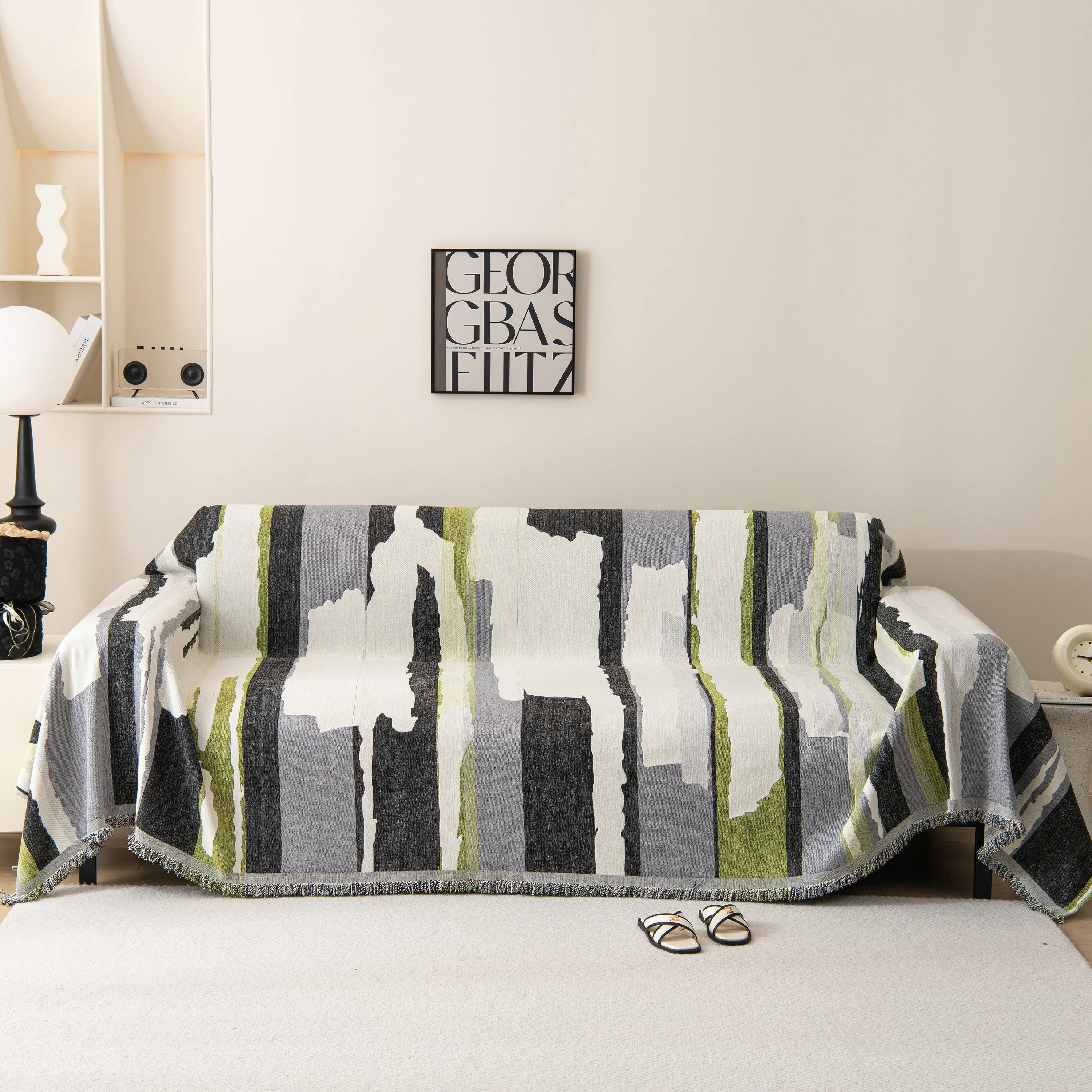 Colorful Chenille Sofa Throw Cover, Fashionable Soft Washable Couch Protector, Sectional Sofa Covers - Image 59