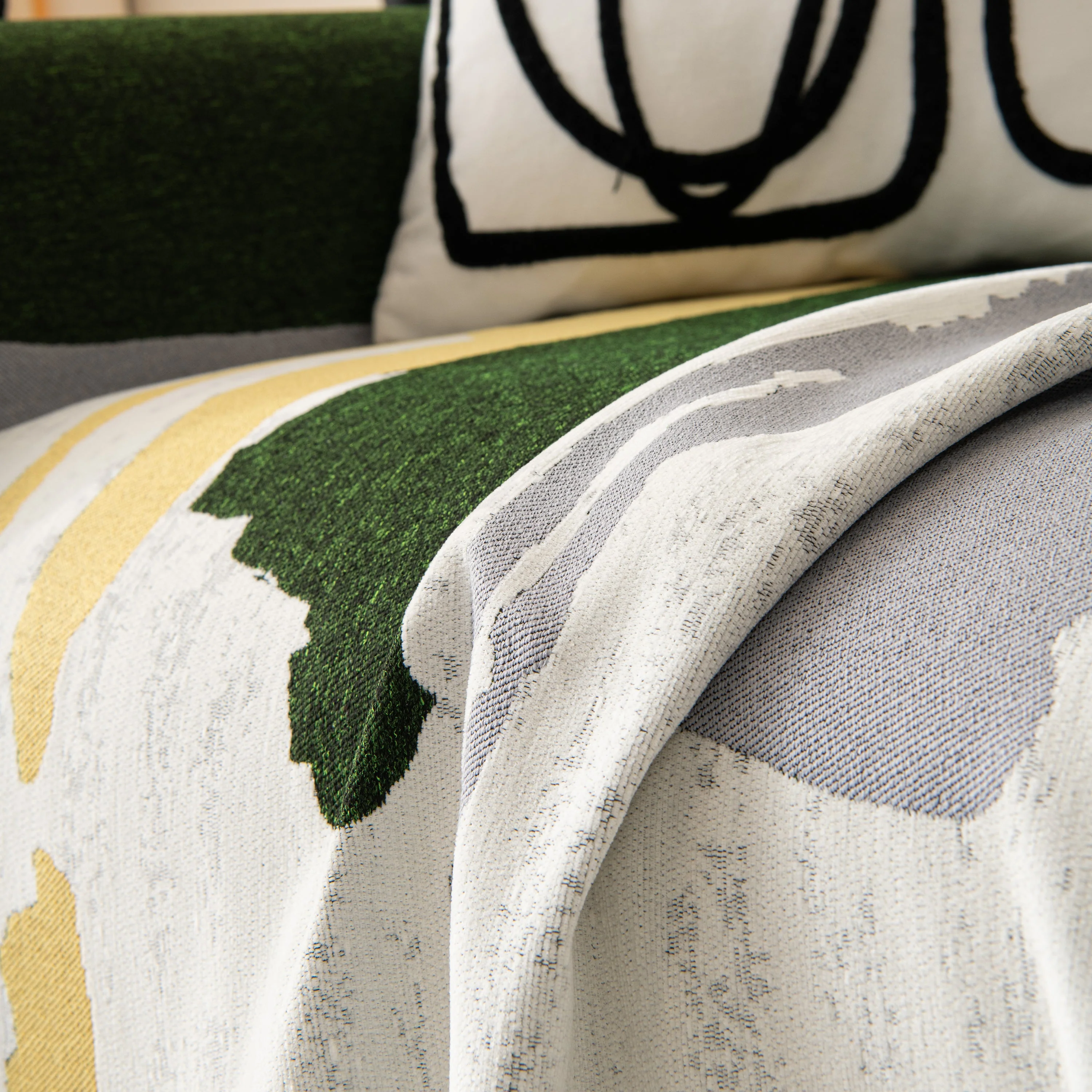 Colorful Chenille Sofa Throw Cover, Fashionable Soft Washable Couch Protector, Sectional Sofa Covers - Image 6