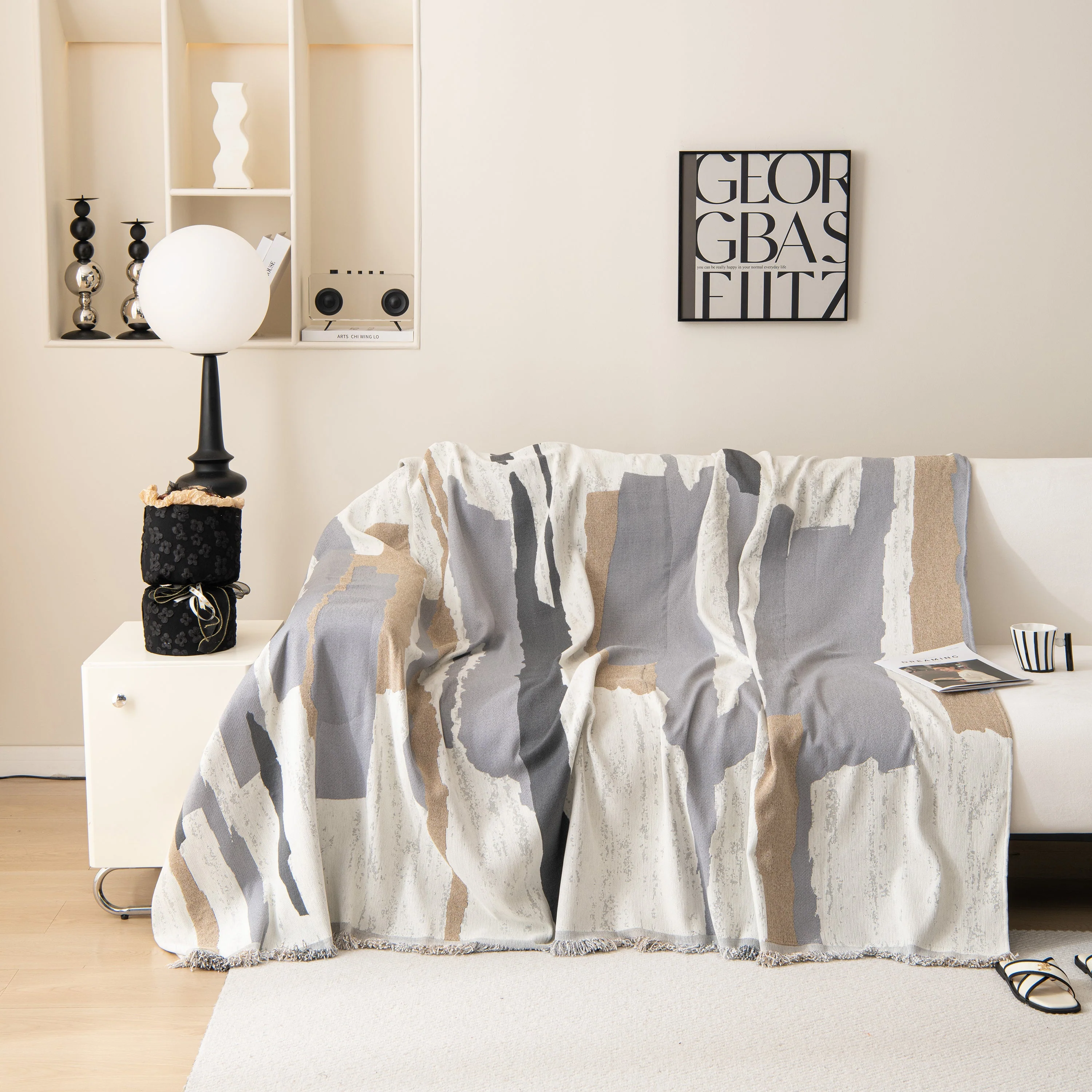 Colorful Chenille Sofa Throw Cover, Fashionable Soft Washable Couch Protector, Sectional Sofa Covers - Image 81