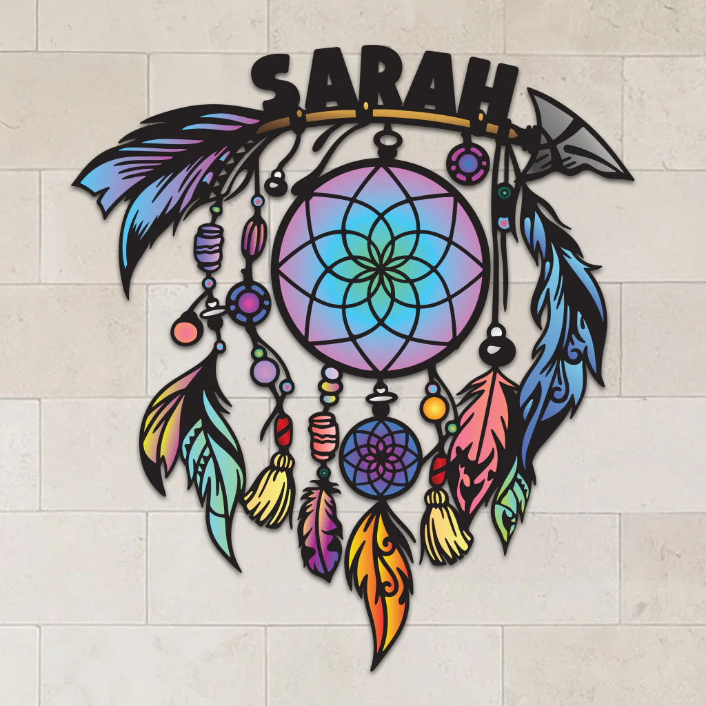 Colorful Dreamcatcher Name Sign - Image 3