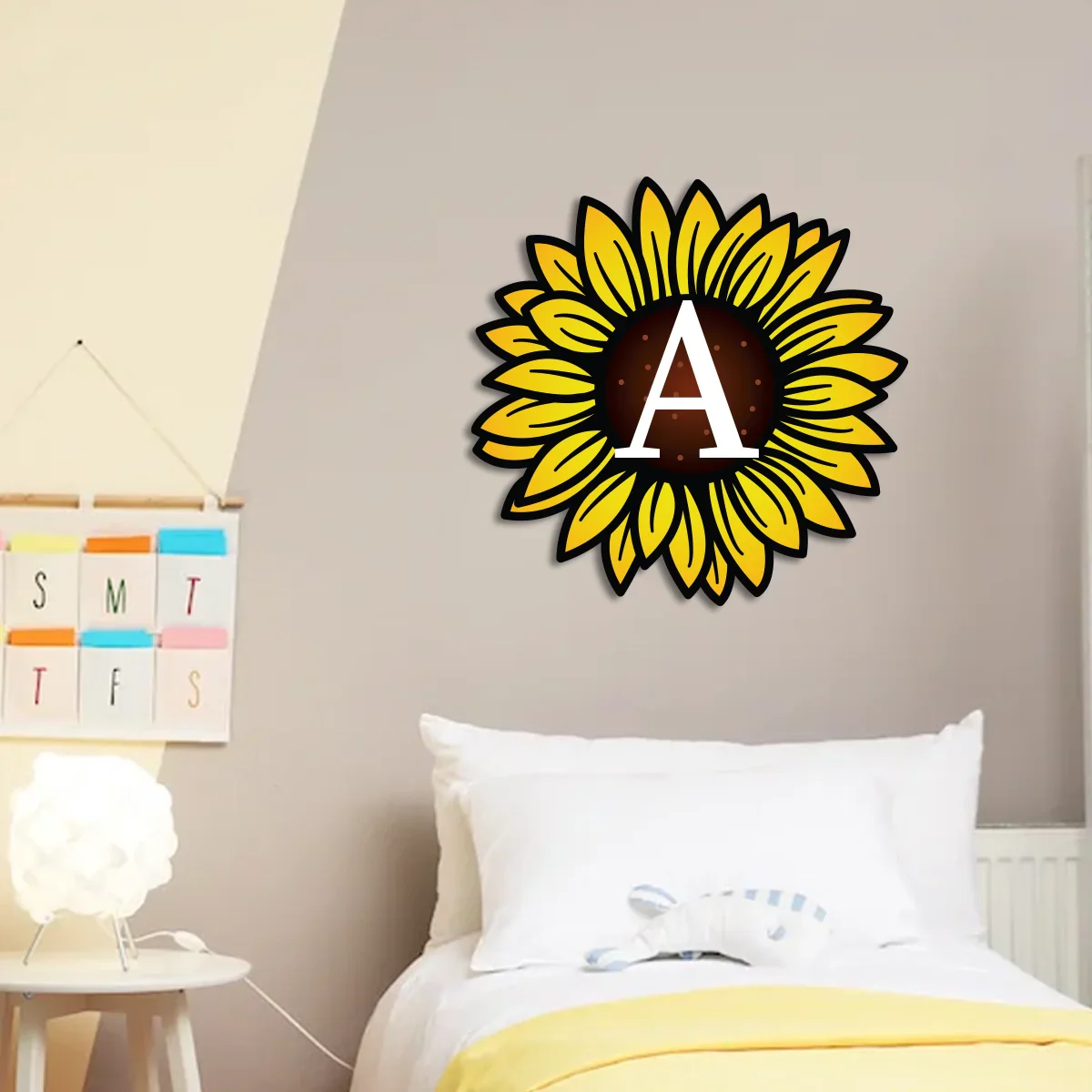 Colorful Sunflower Name Sign - Image 3