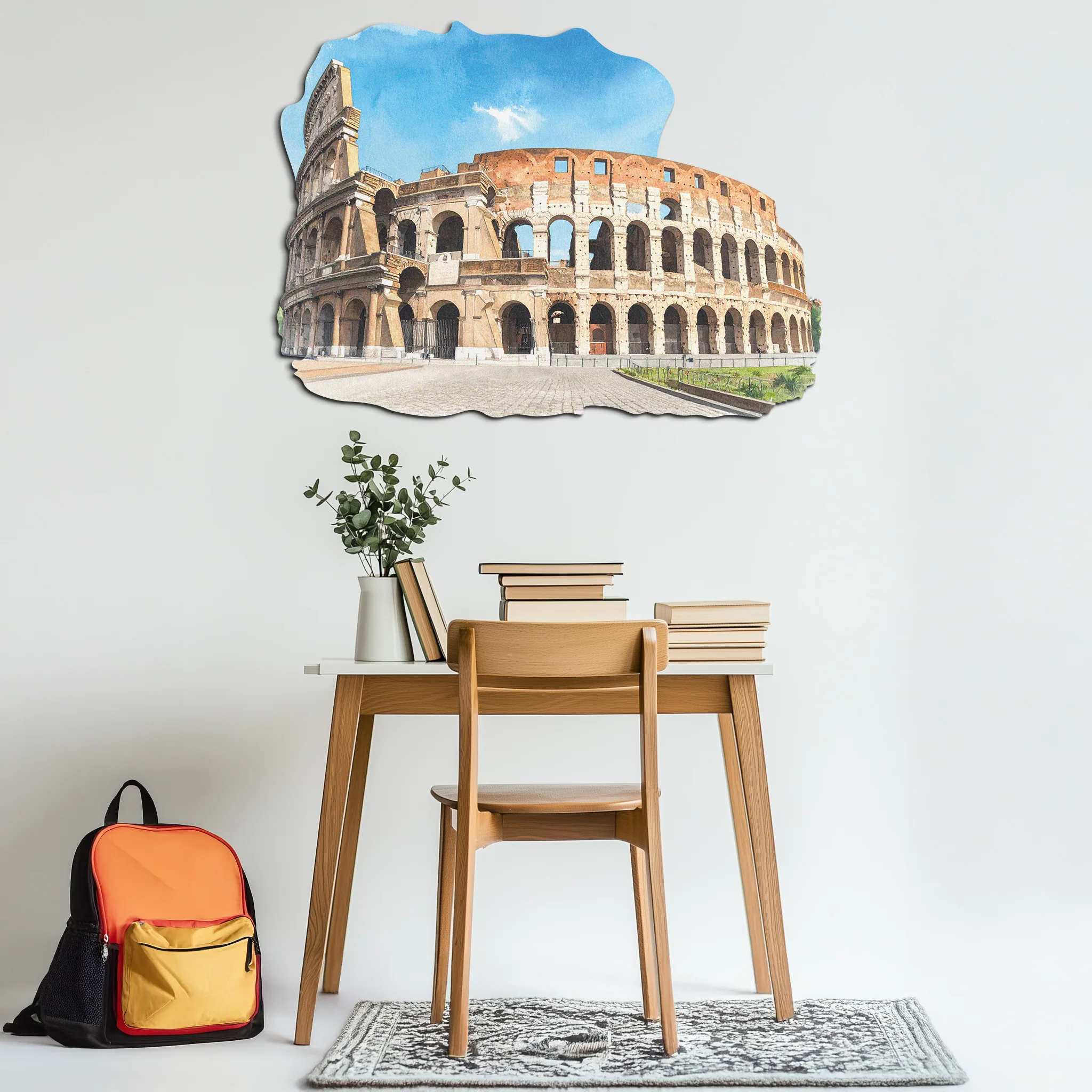 Colosseum Metal Wall Art – Ancient Rome Landmark Decor-KAFUVM023 - Image 5