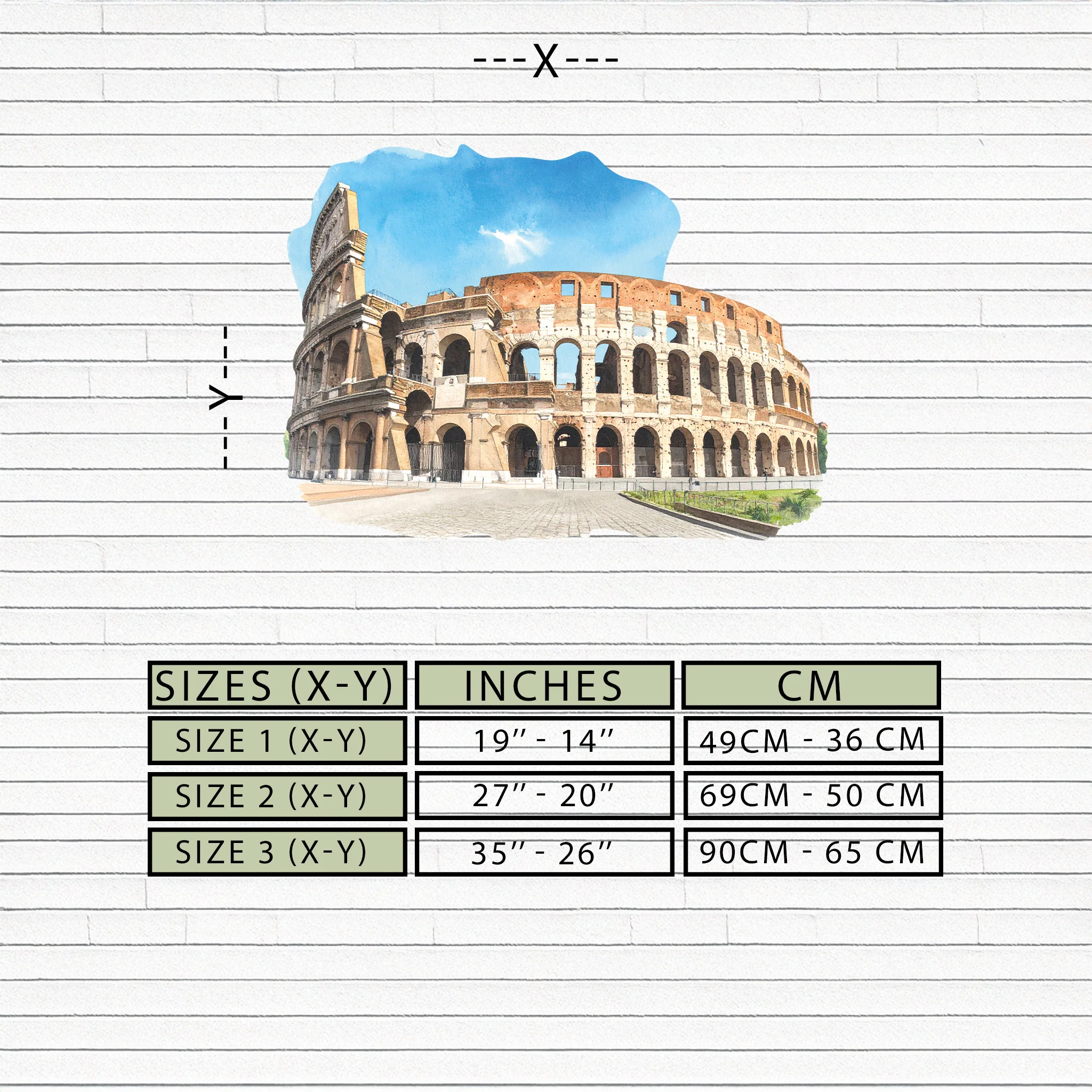 Colosseum Metal Wall Art – Ancient Rome Landmark Decor-KAFUVM023 - Image 9