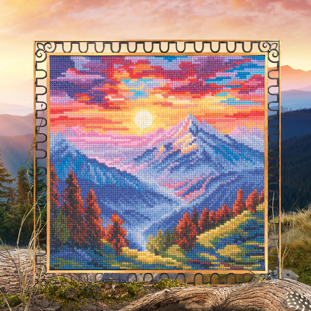 Colour of the sun M1027 Counted Cross Stitch Kit - Image 3