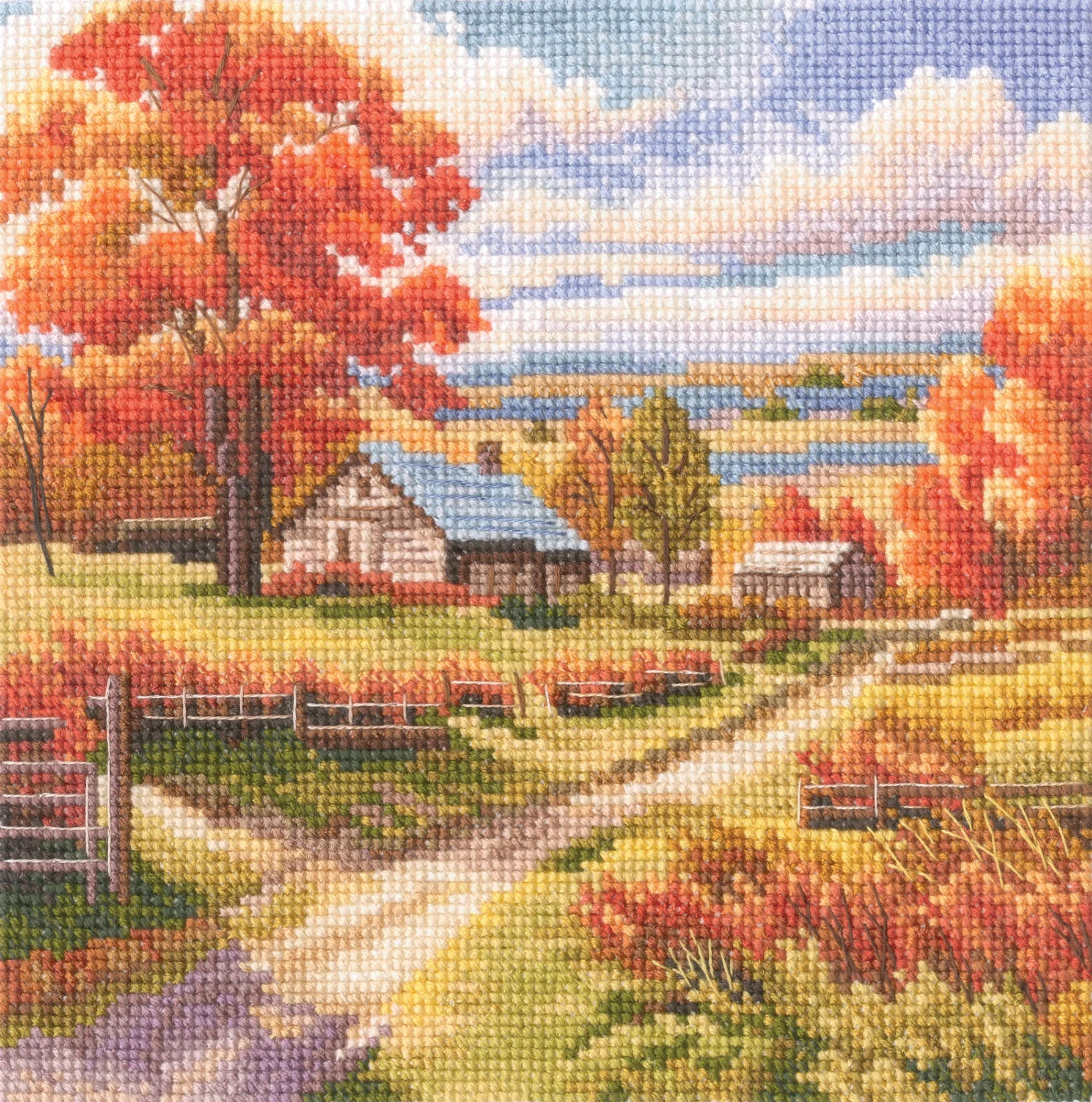 Colour of the sun M1028 Counted Cross Stitch Kit - Image 2